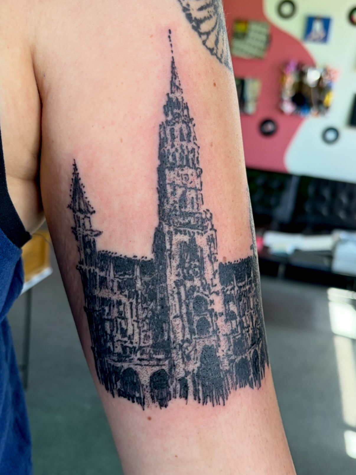 Tattoo by @inkedcherub — black_and_grey