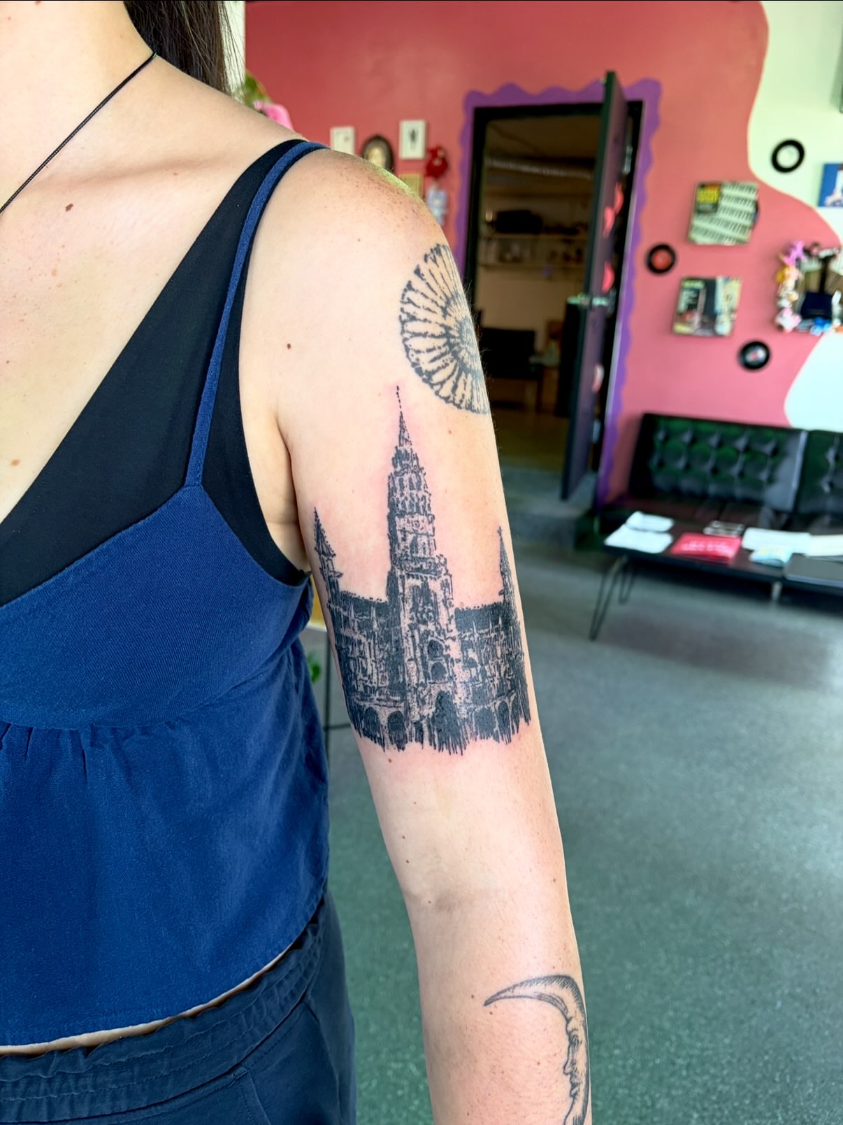 Tattoo by @inkedcherub — black_and_grey