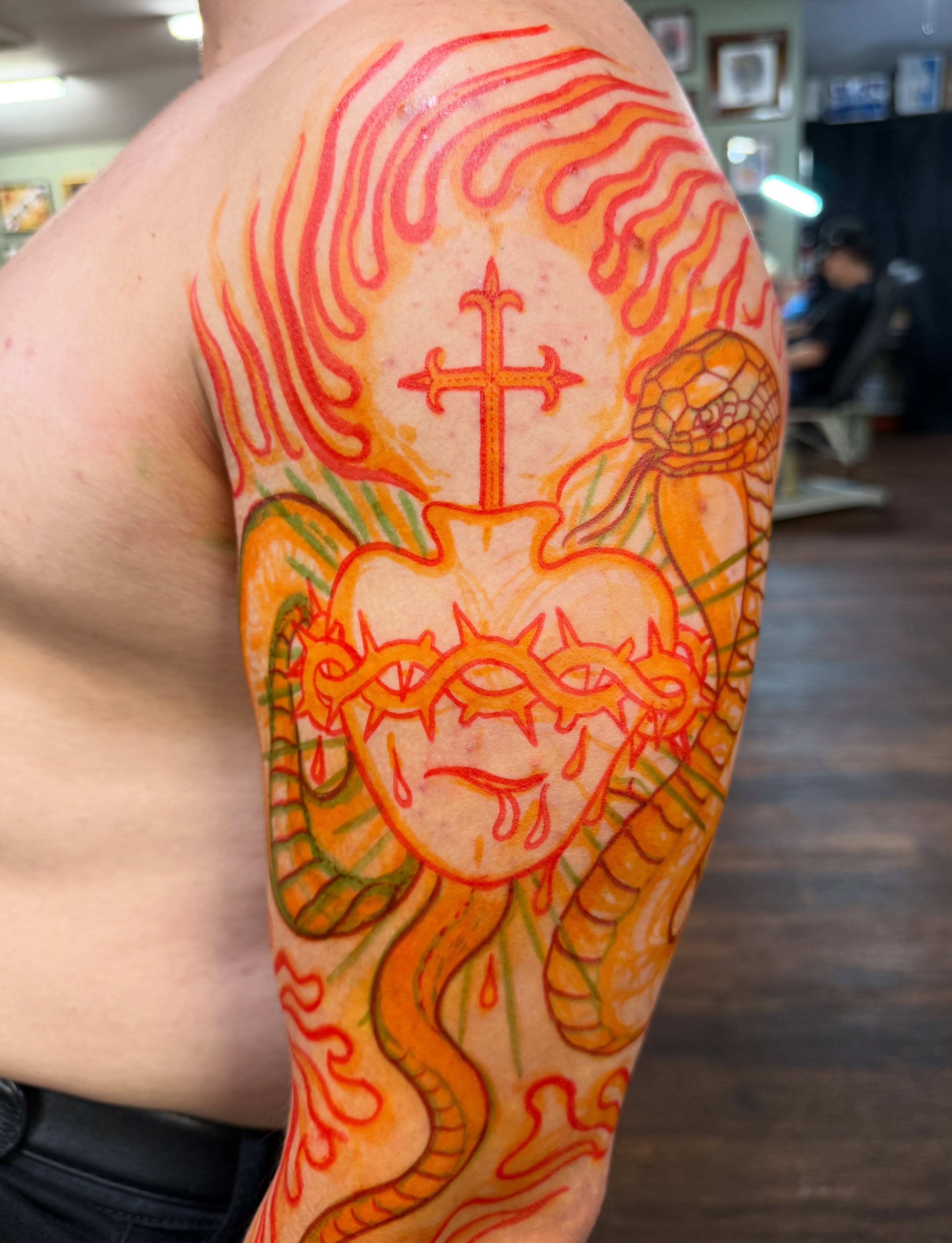 Tattoo by @connalcreates — neo_traditional, surrealism