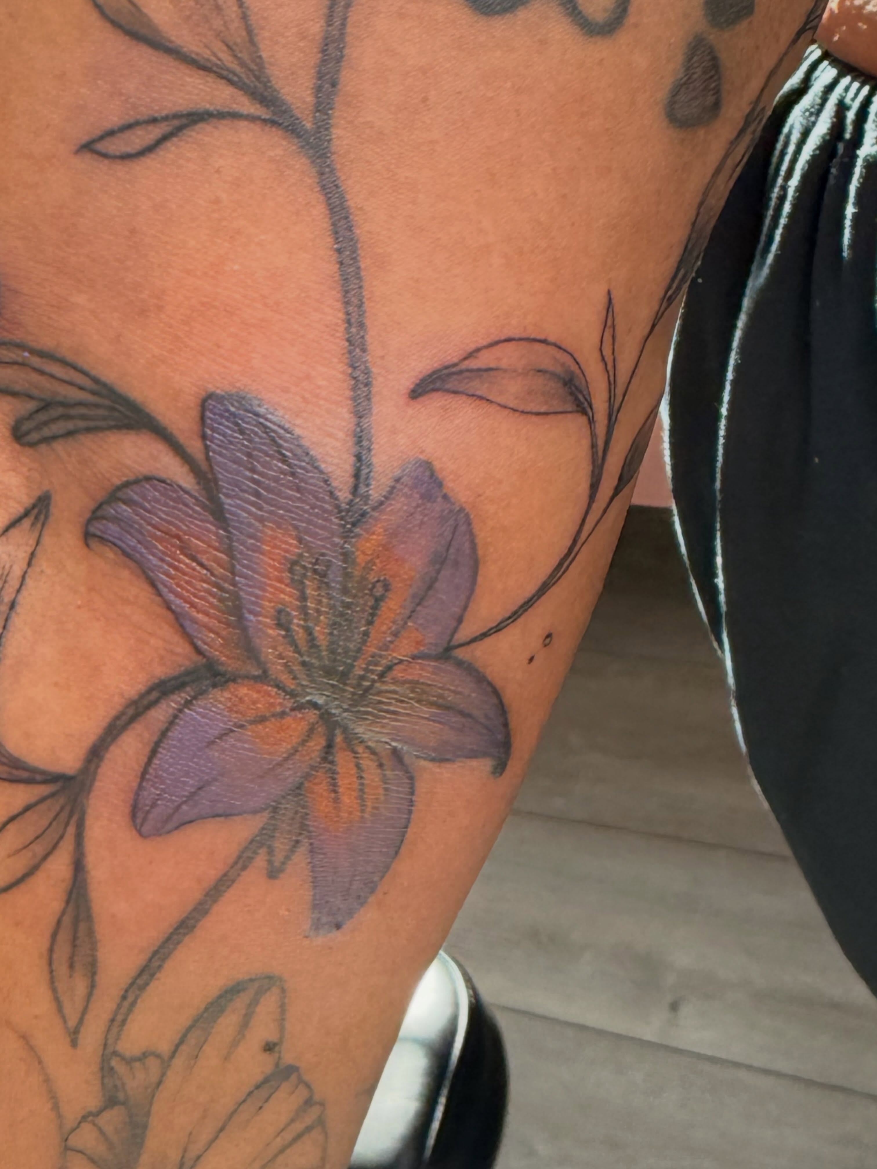 Tattoo by @bossladyphe1 — black_and_grey