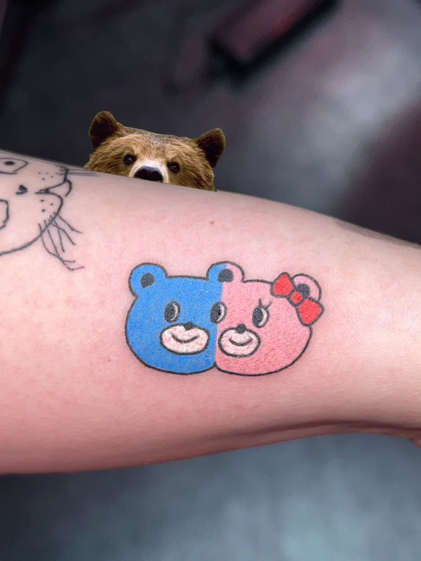 Tattoo by @piggy_boogy — dotwork