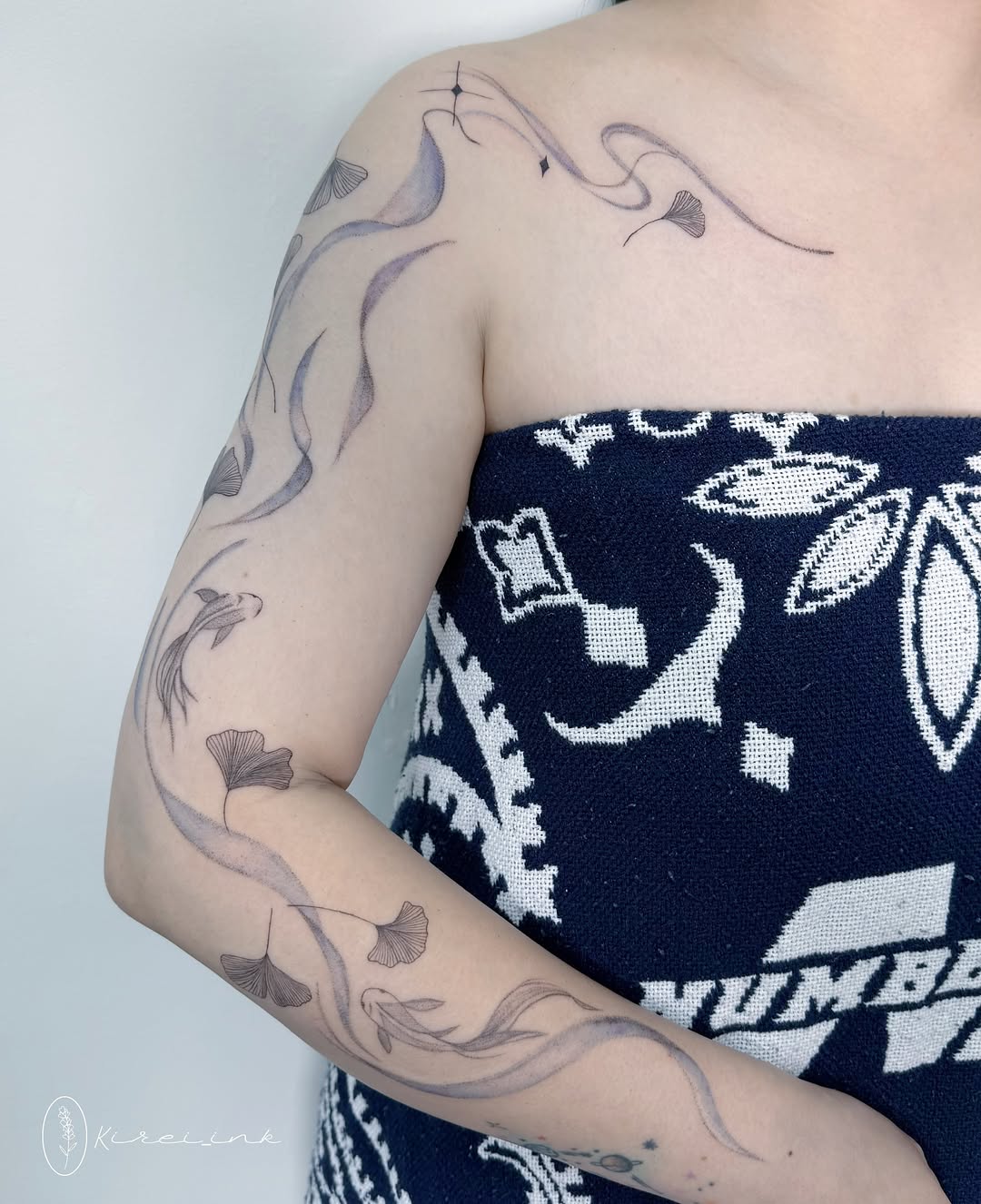 Tattoo by @kireiink_rose — black_and_grey