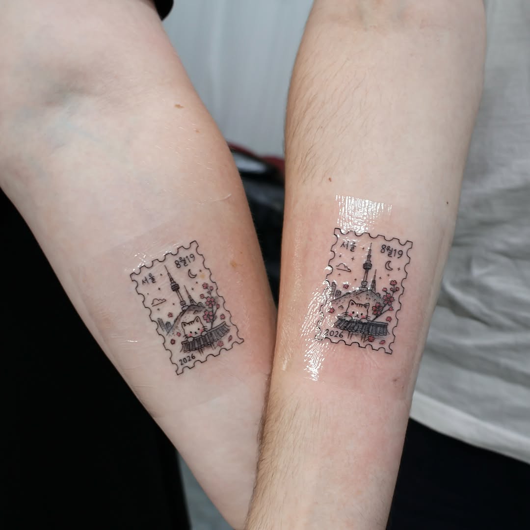 Tattoo by @yeonjae_tattoo — dotwork, illustrative