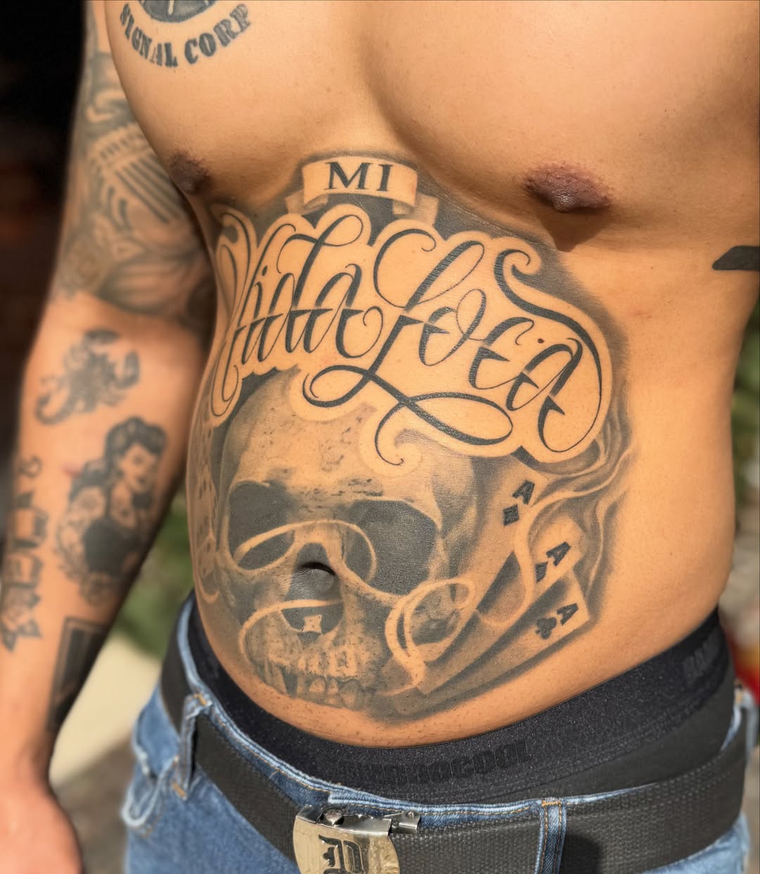 Tattoo by @tattoosbyjuju_ — black_and_grey