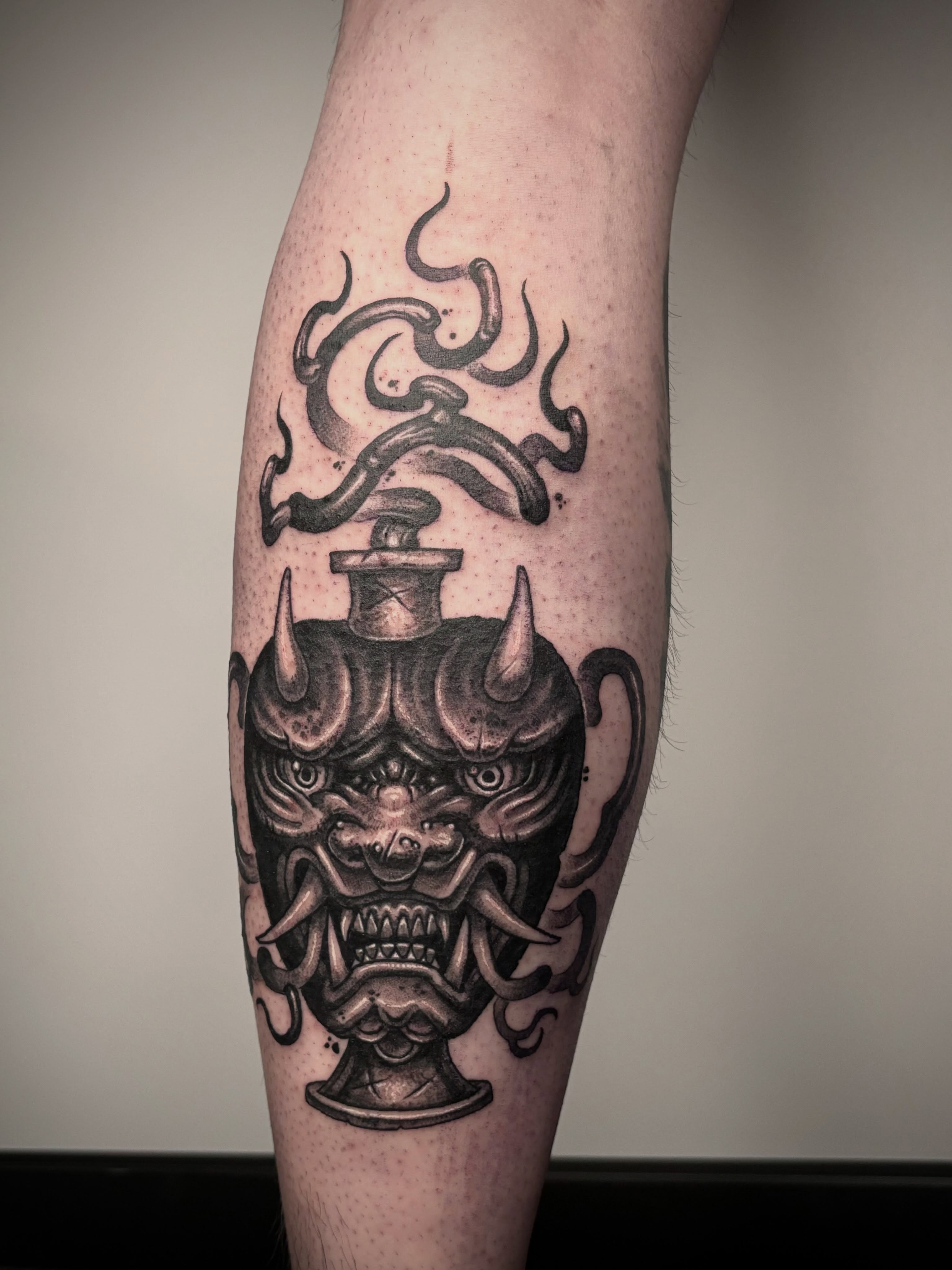 Tattoo by @blaggy__black — black_and_grey