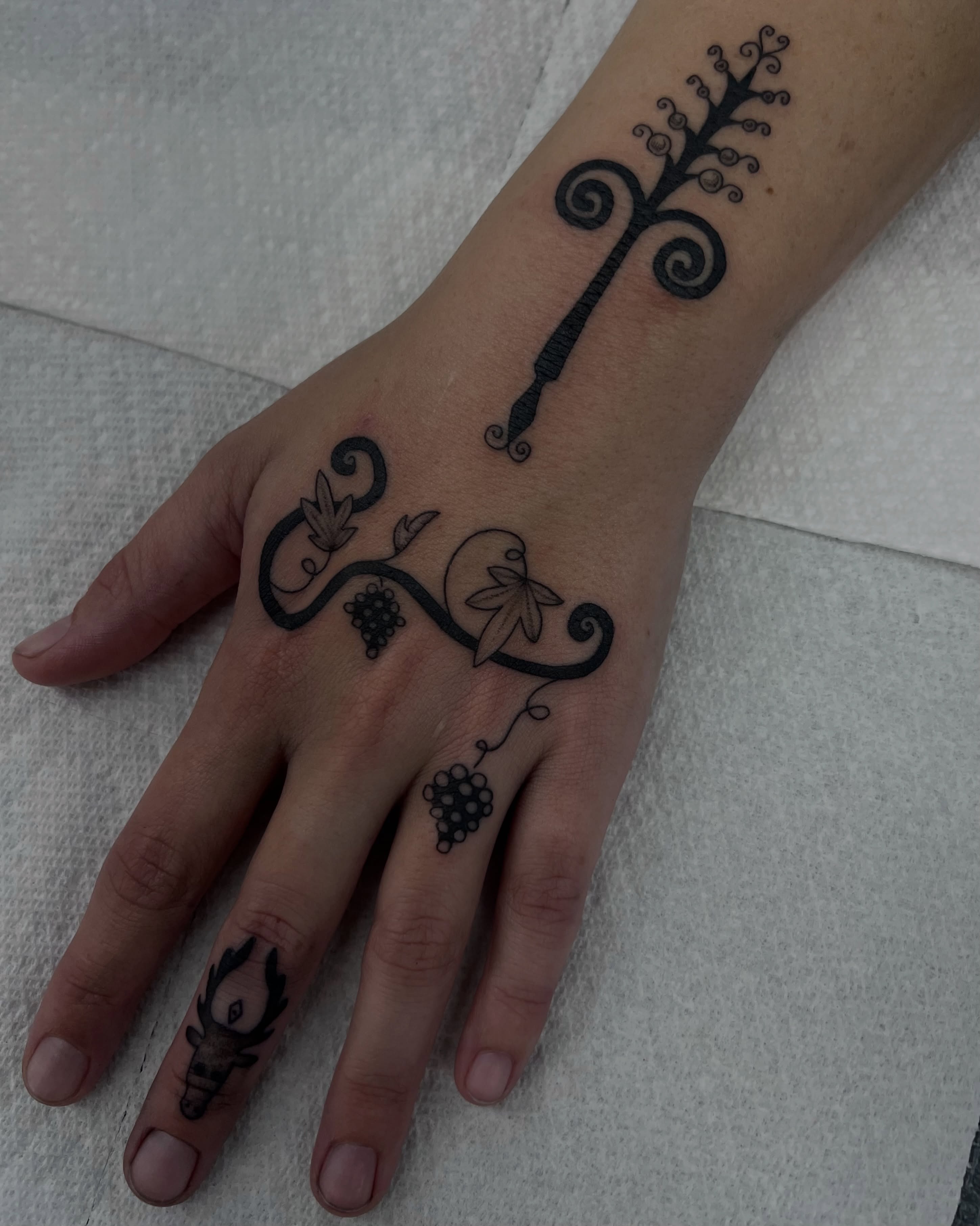 Tattoo by @onionrot — black_and_grey