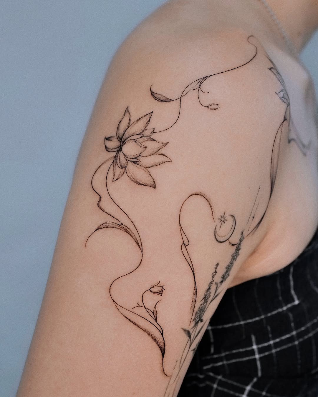 Tattoo by @yeowool_tattooer — black_and_grey
