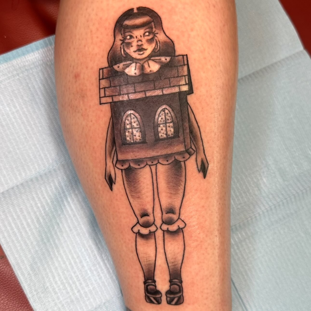 Tattoo by @soapytattoo — black_and_grey