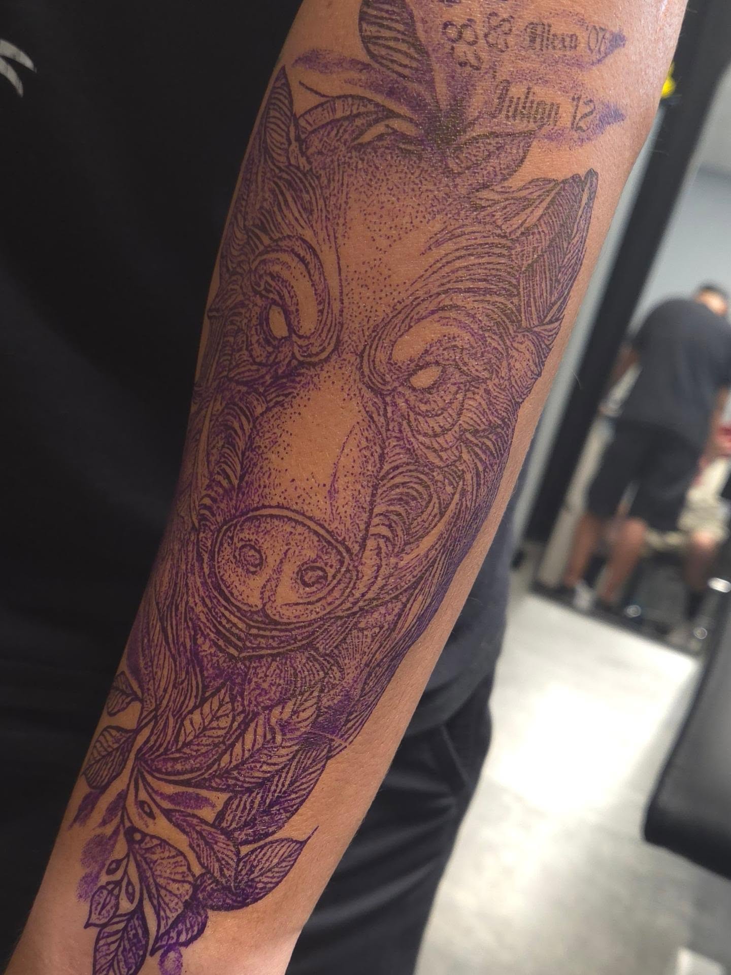 Tattoo by @inkbyjeremy โ dotwork