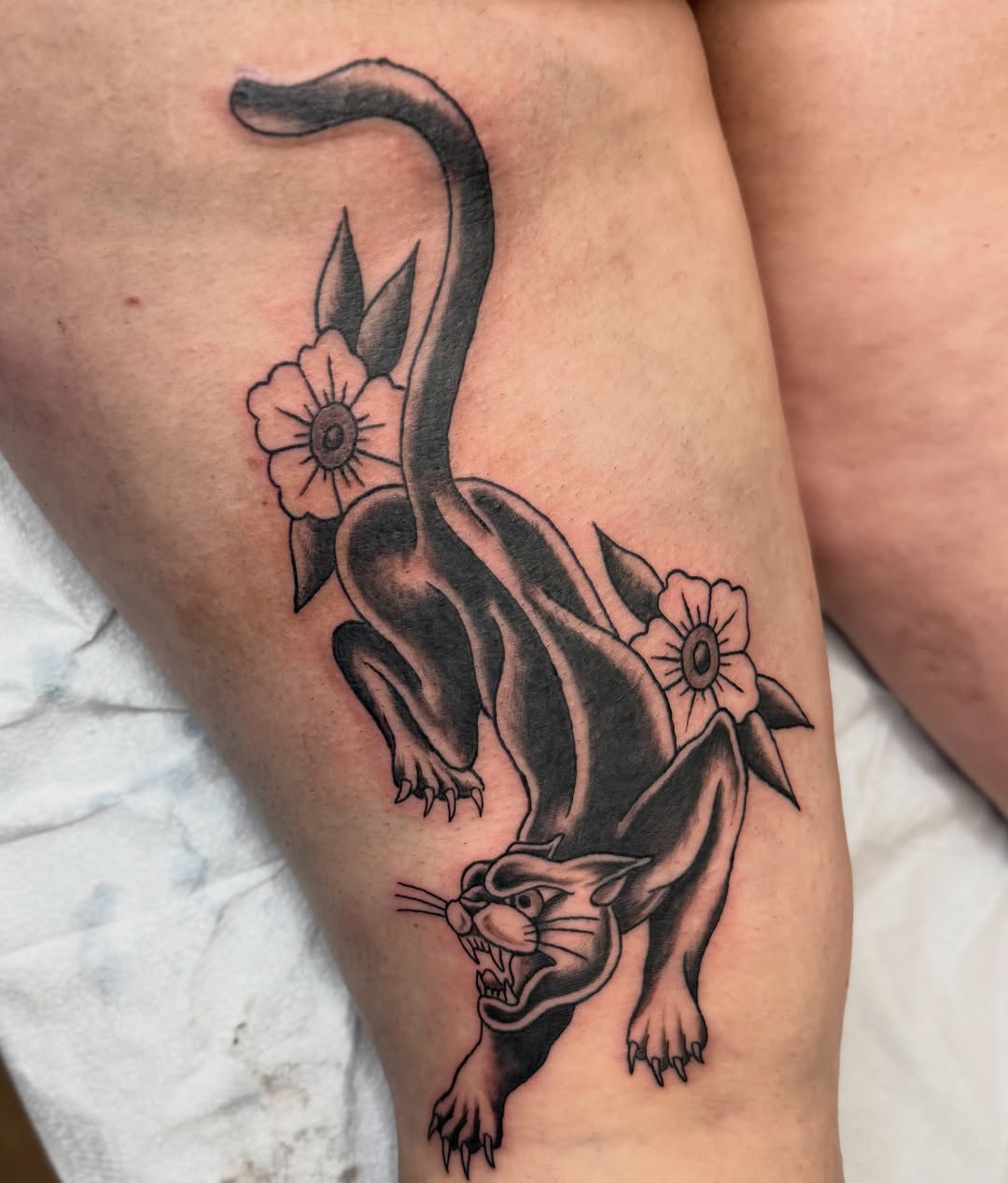 Tattoo by @tylermoontattoo — american_traditional