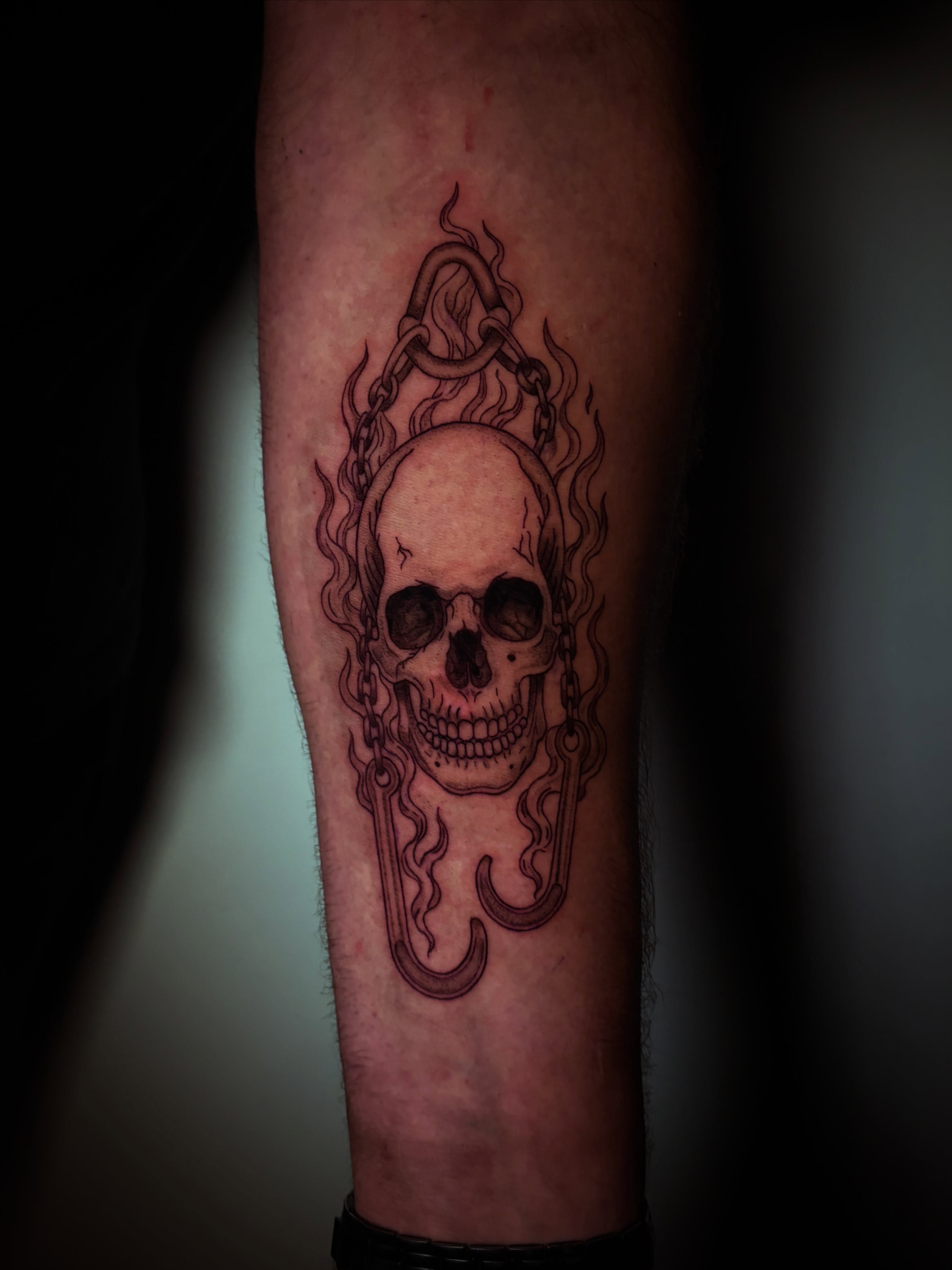 Tattoo by @lifeisajjtattoo_ — black_and_grey