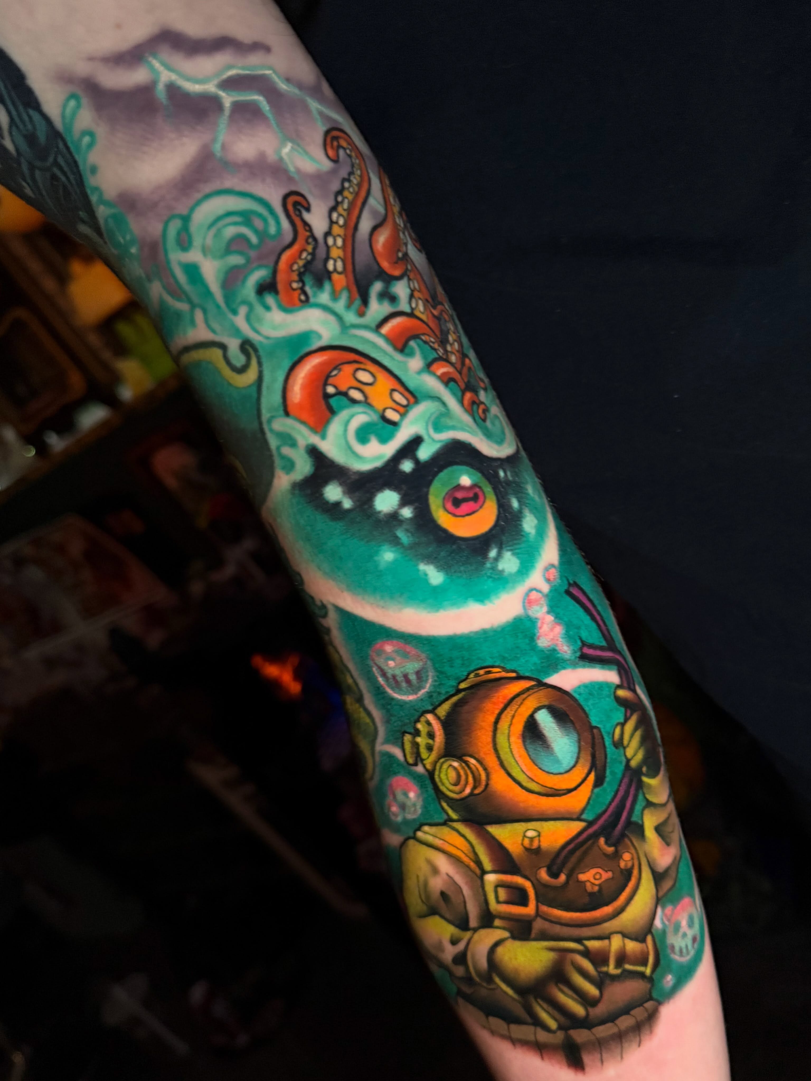 Tattoo by @schuylertattoo — new_school, illustrative