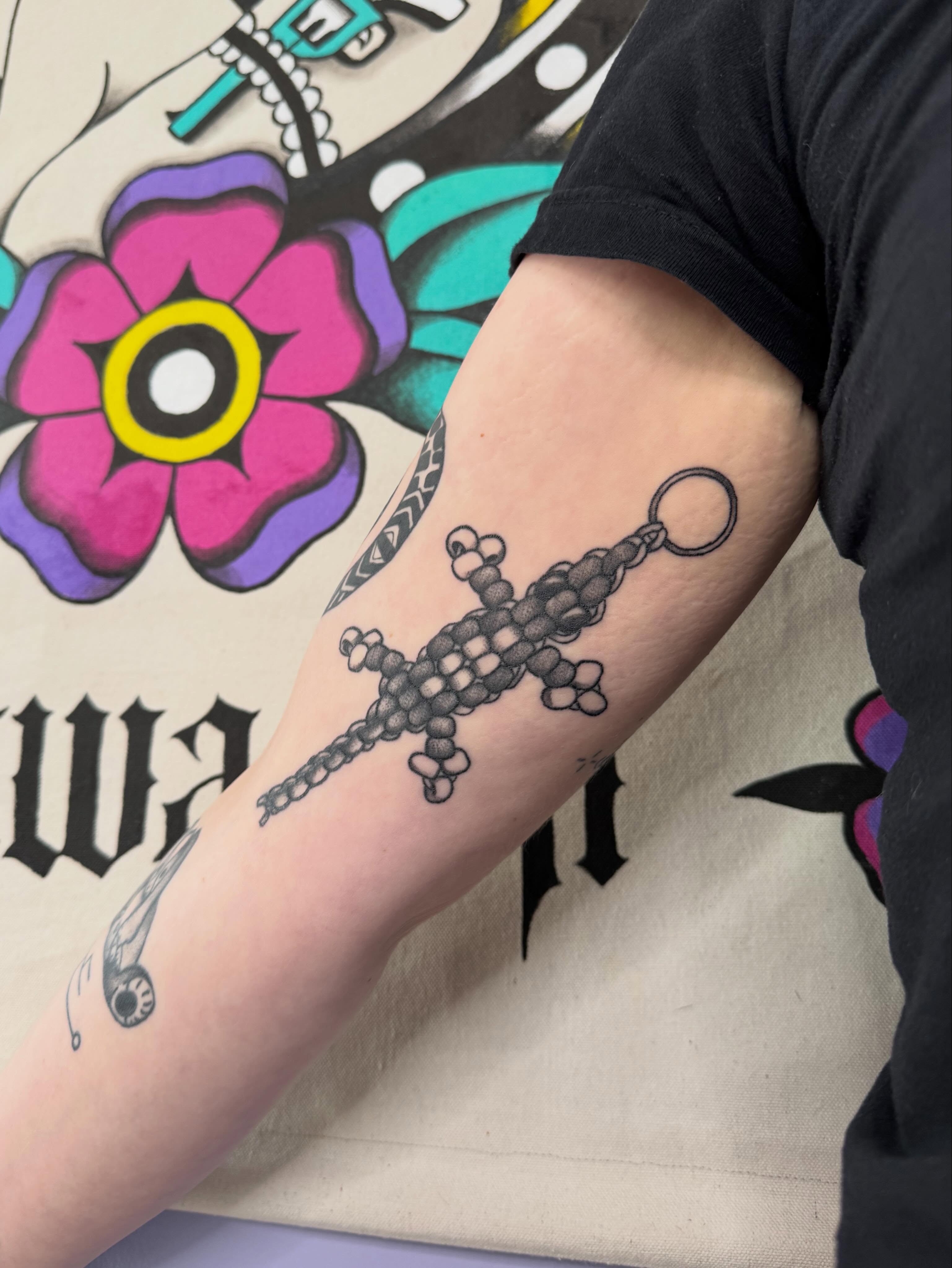 Tattoo by @erica_tats — black_and_grey