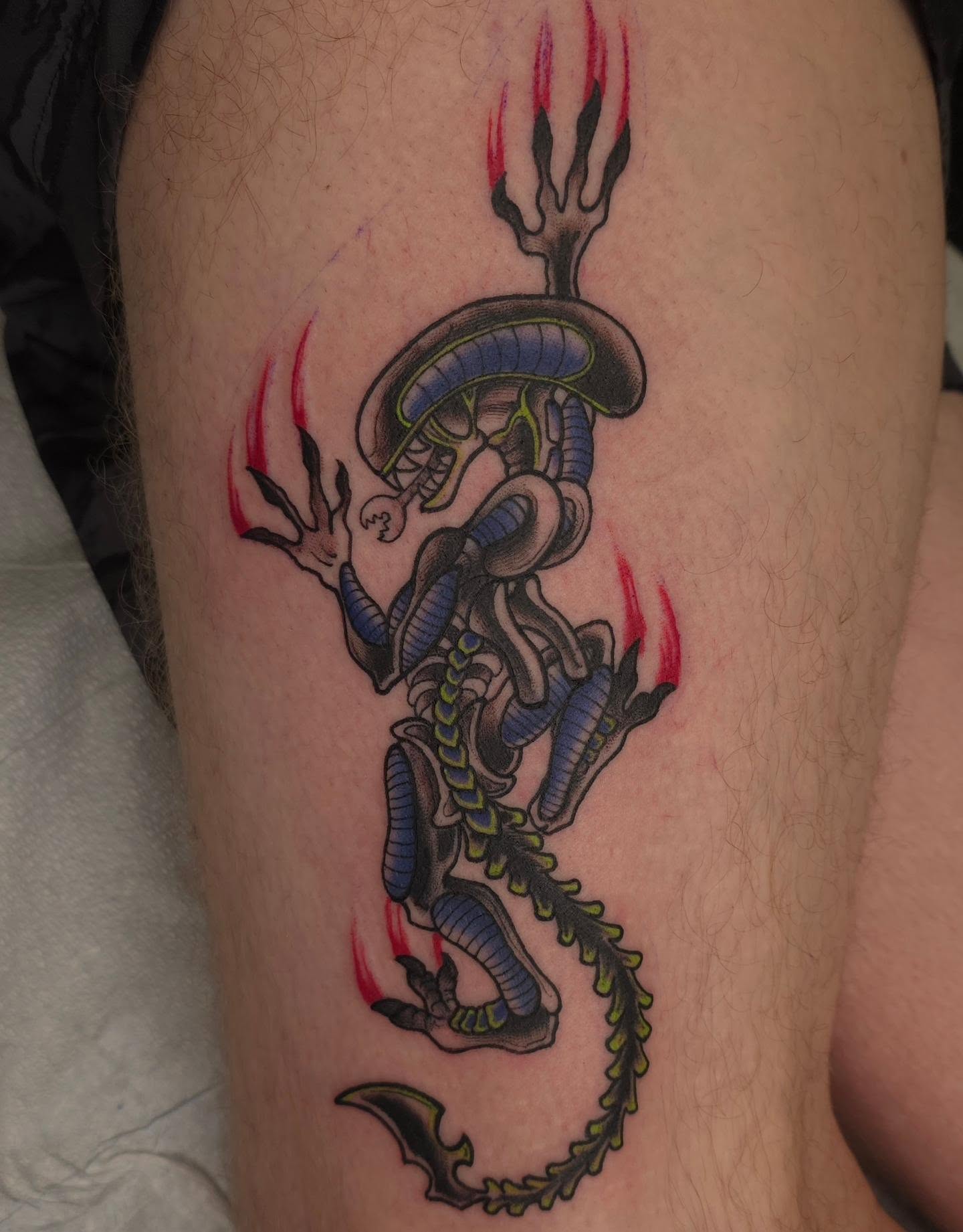 Tattoo by @littleshadowtattoos — american_traditional, dotwork