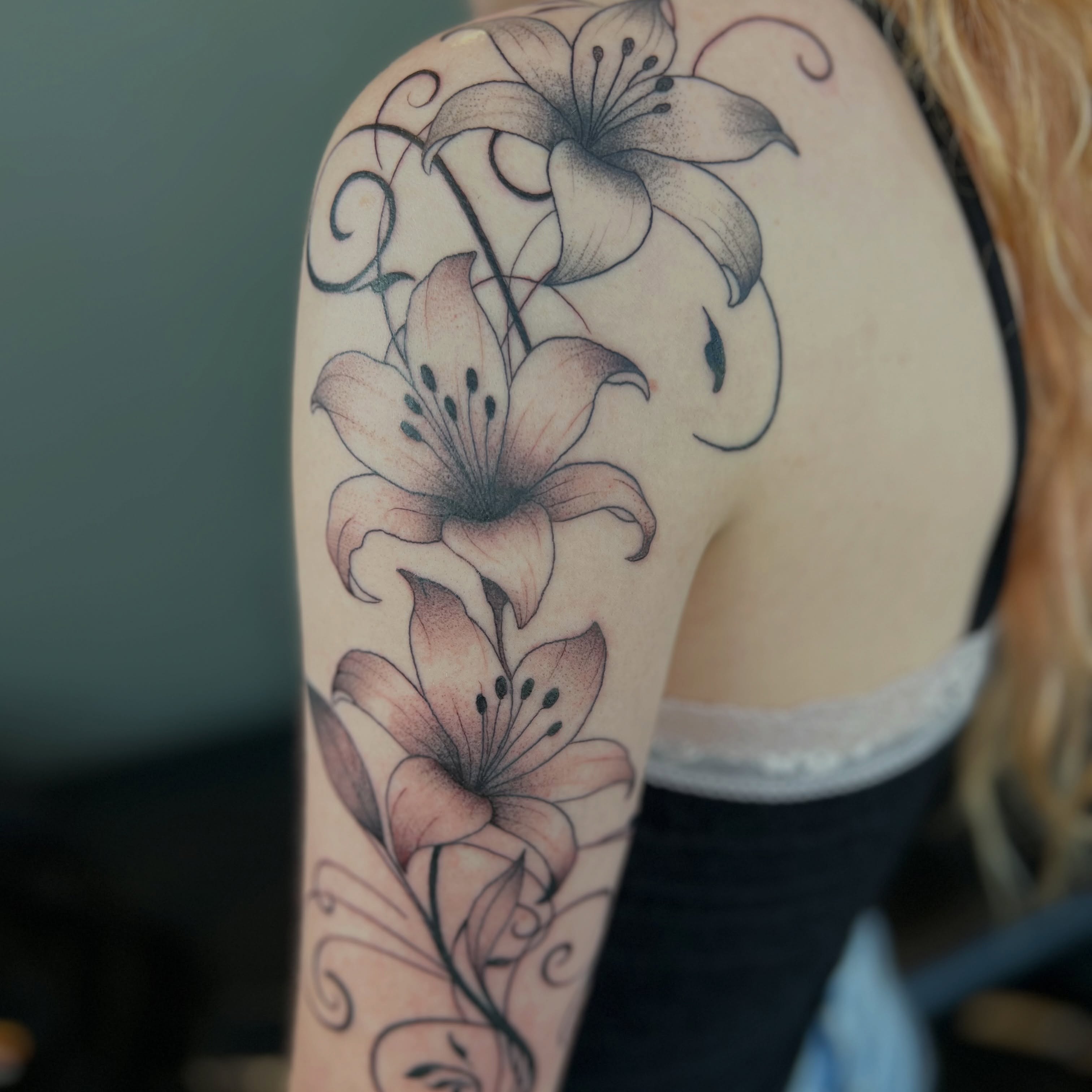 Tattoo by @loveyoutodeathtattoo — black_and_grey