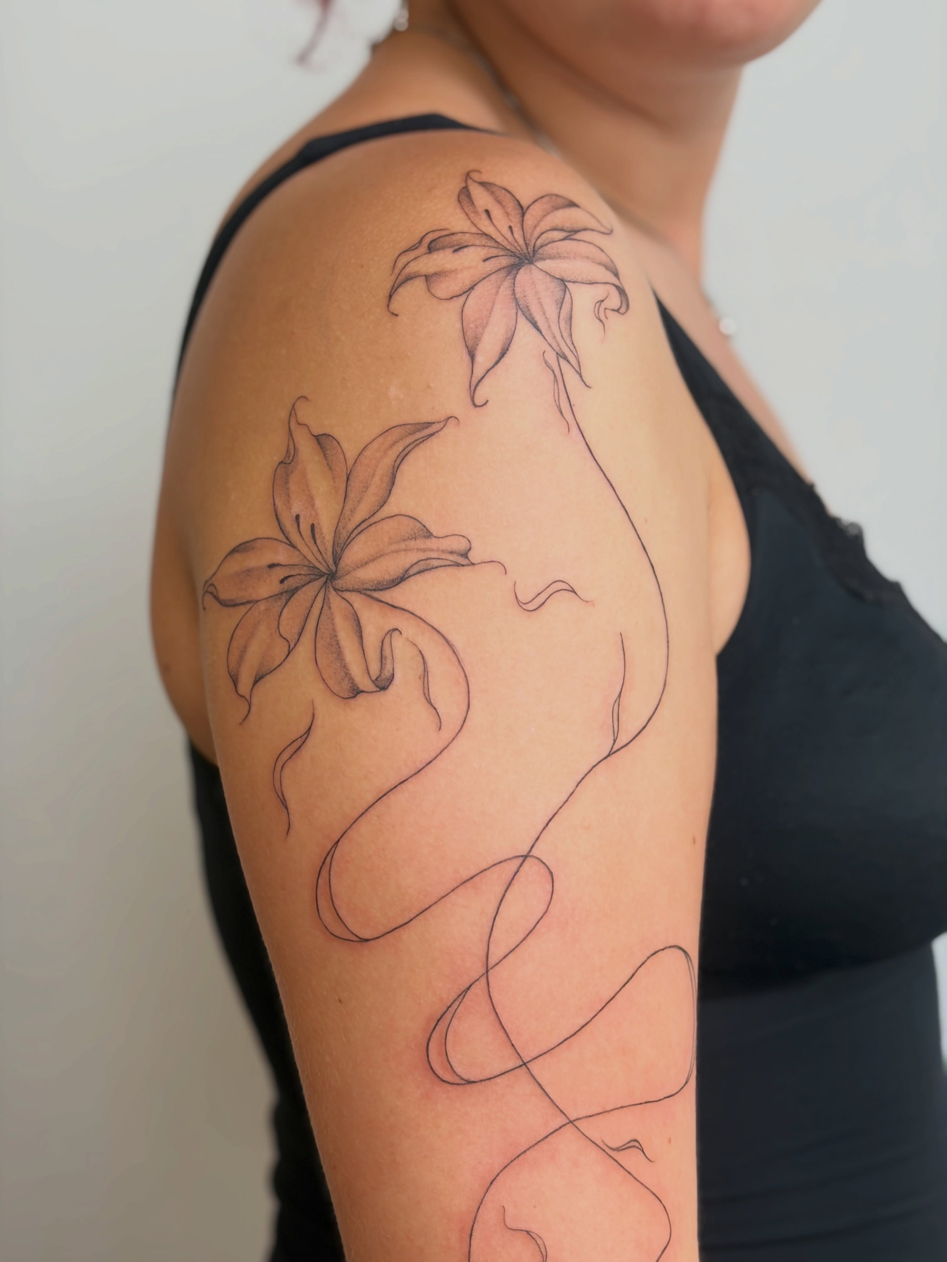 Tattoo by @cam.tats โ black_and_grey
