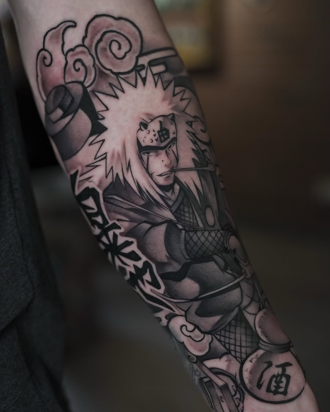 Tattoo by @hideaki.ink — anime