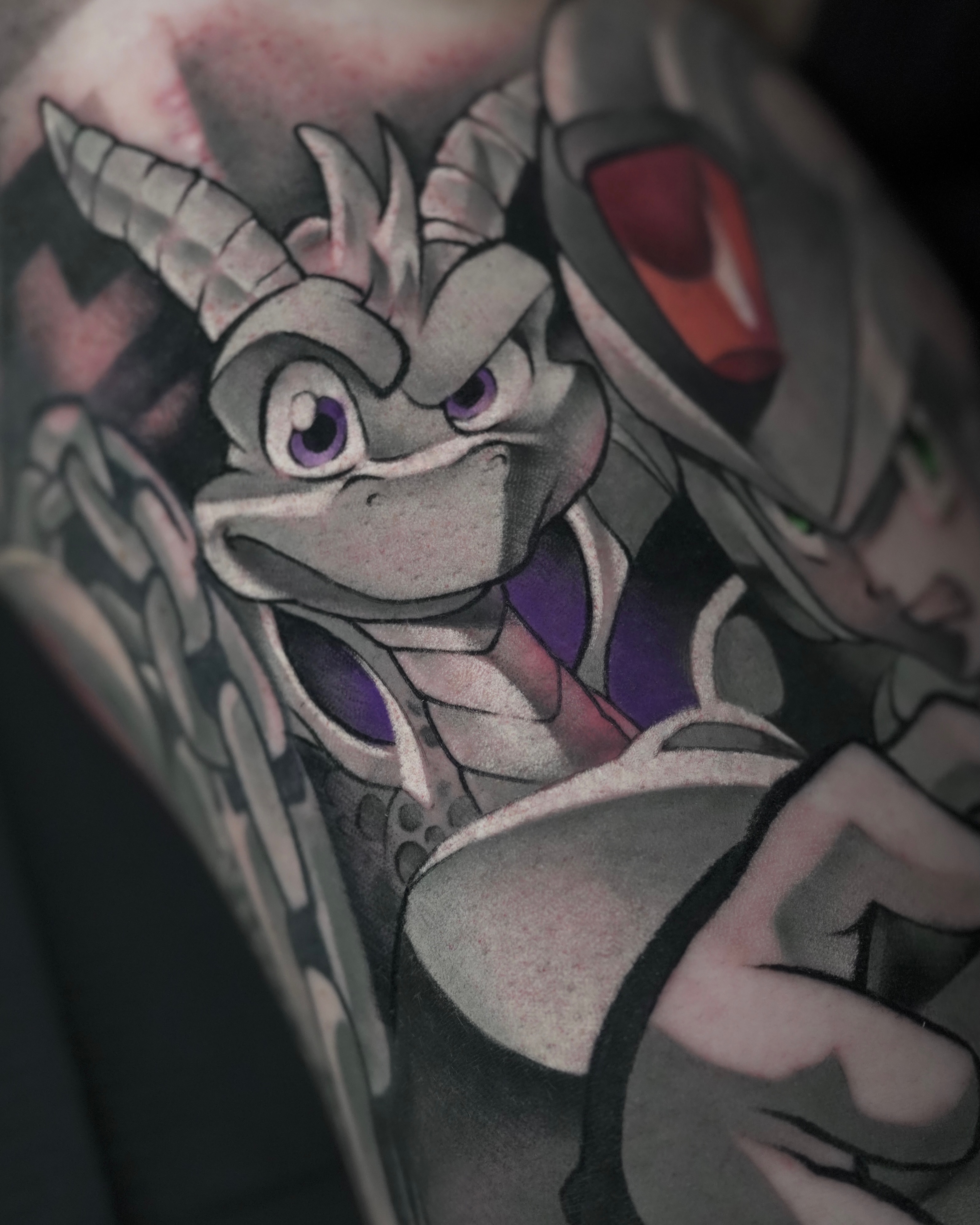 Tattoo by @hideaki.ink — anime