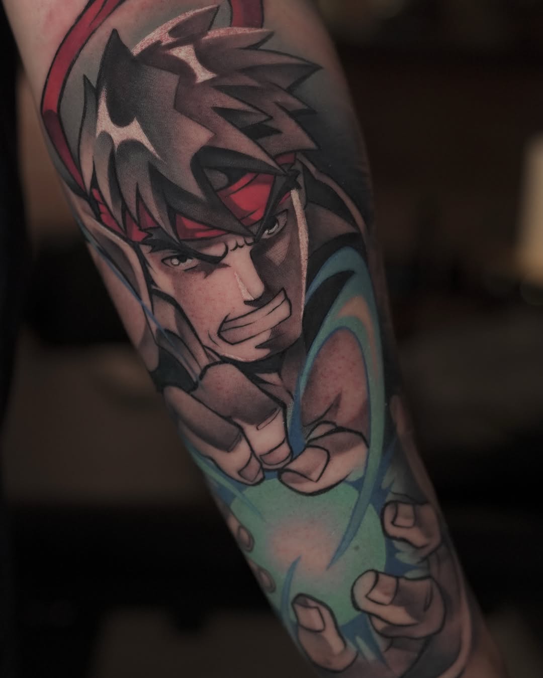Tattoo by @hideaki.ink — anime