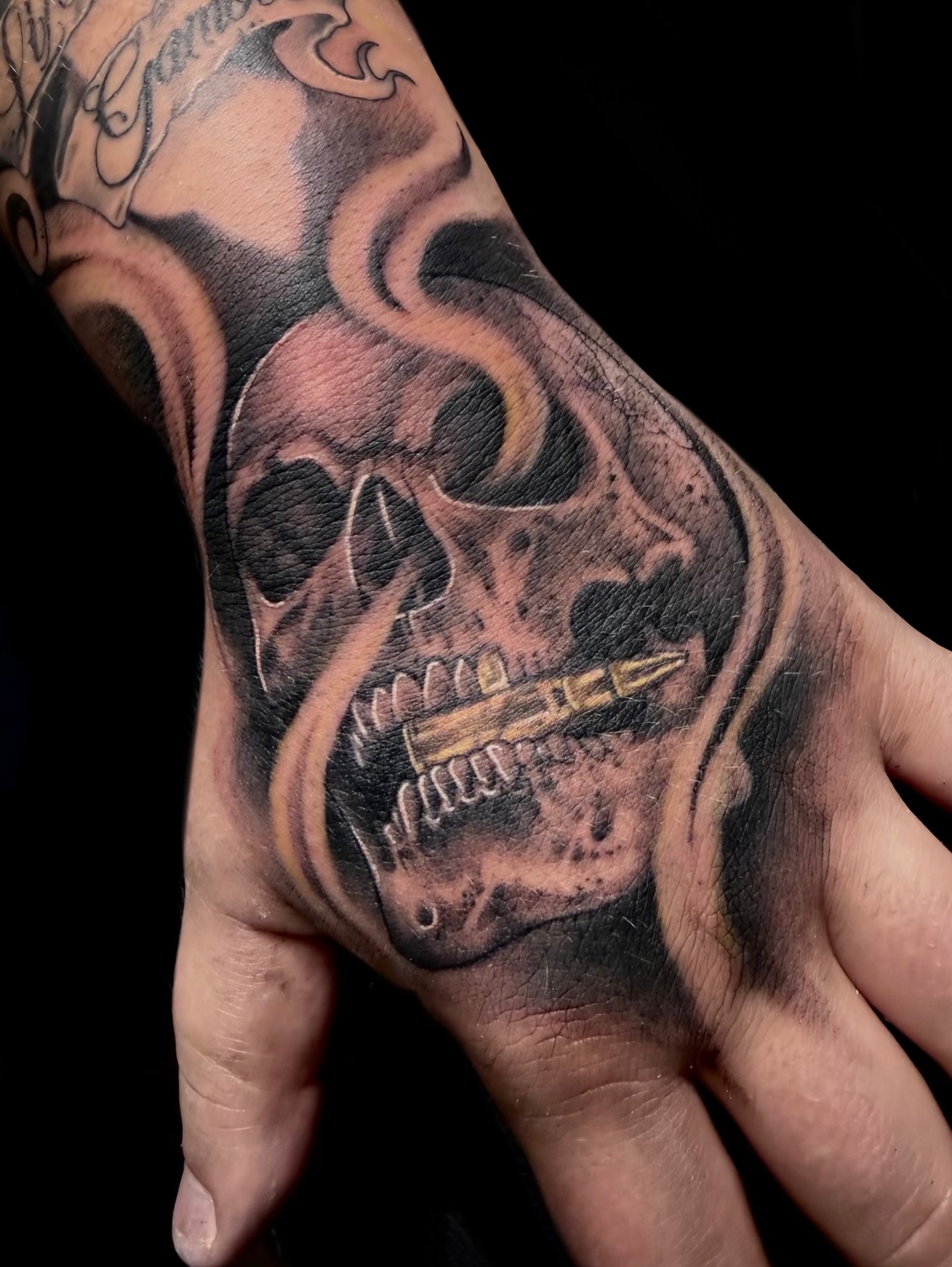 Tattoo by @katscratchtattooss — realism, dark_realism