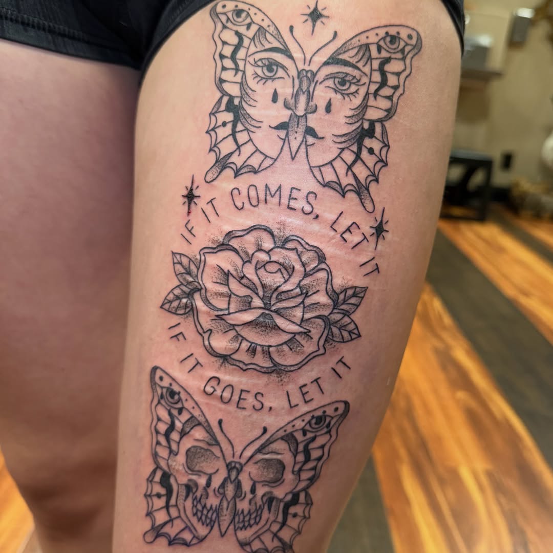 Tattoo by @antispawntattoos — black_and_grey