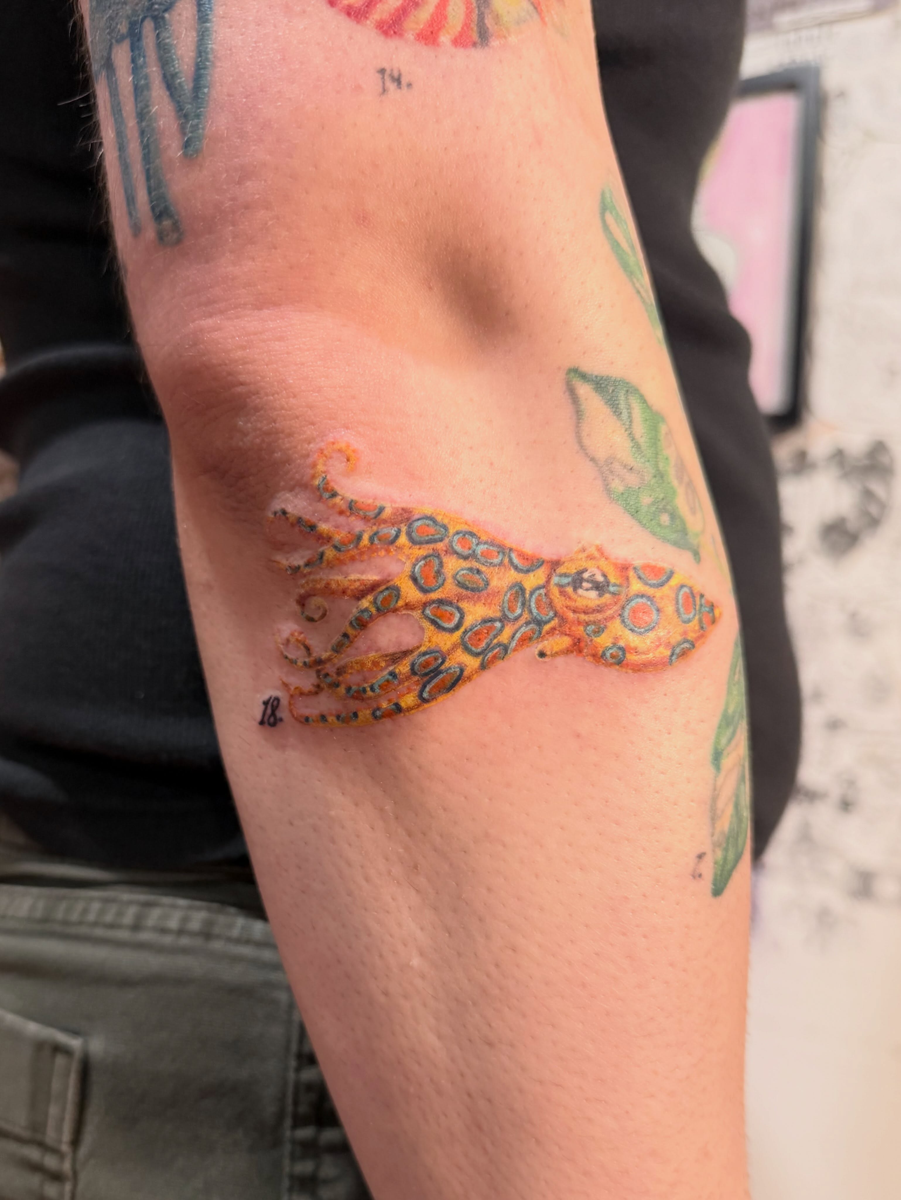Tattoo by @lilbull.tatts — dotwork