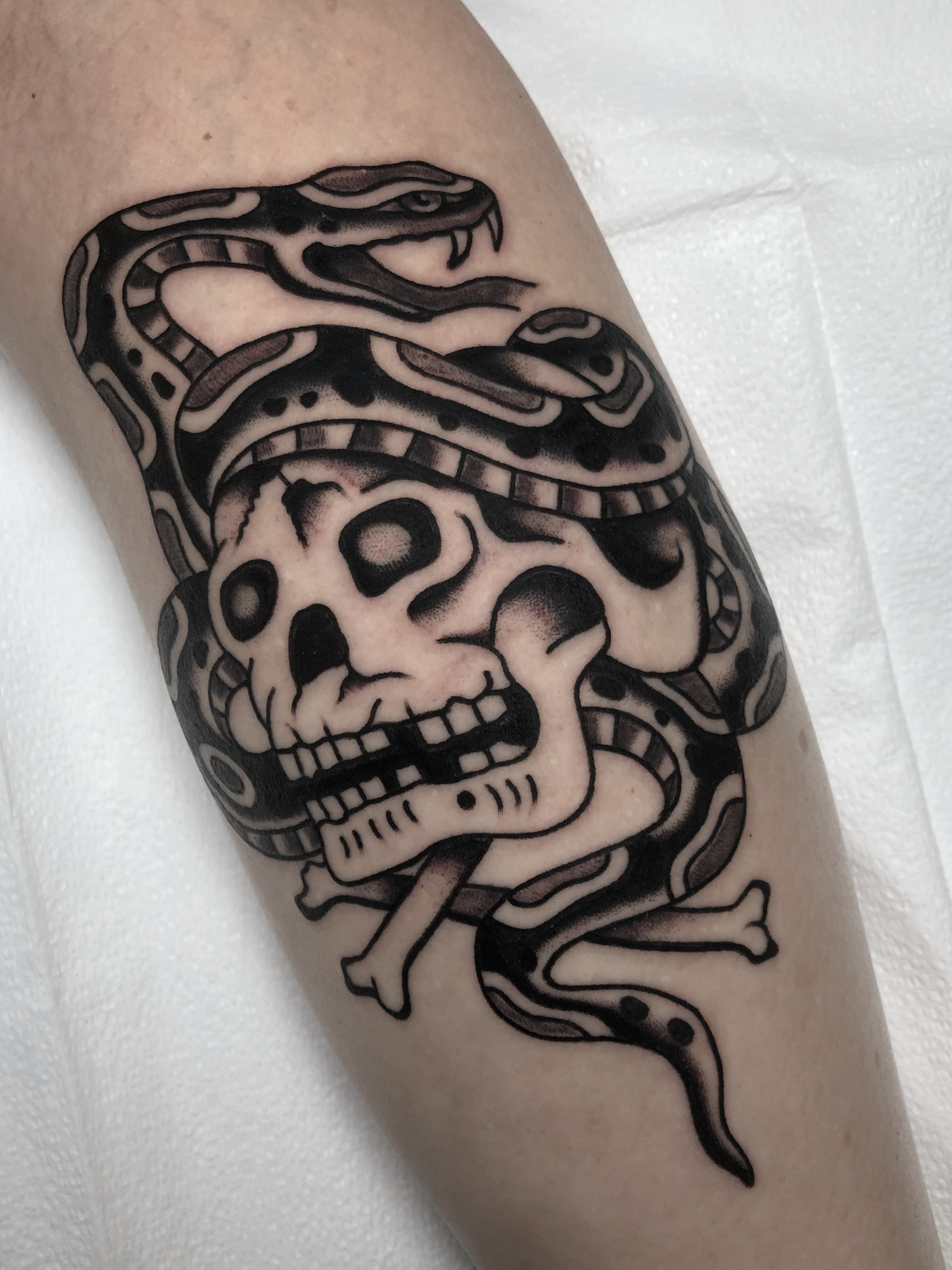 Tattoo by @angelwesttattoo — black_and_grey