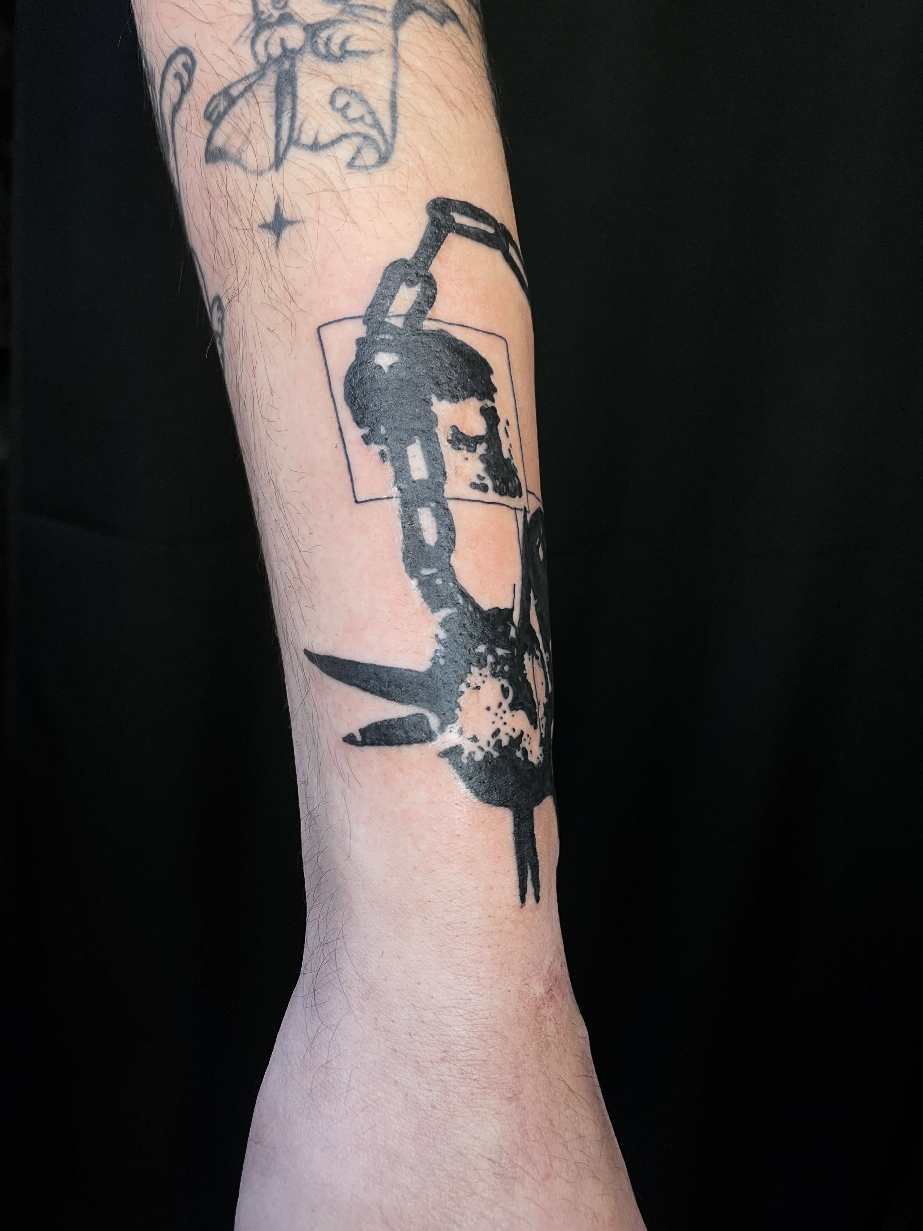 Tattoo by @cristytattoo — black_and_grey