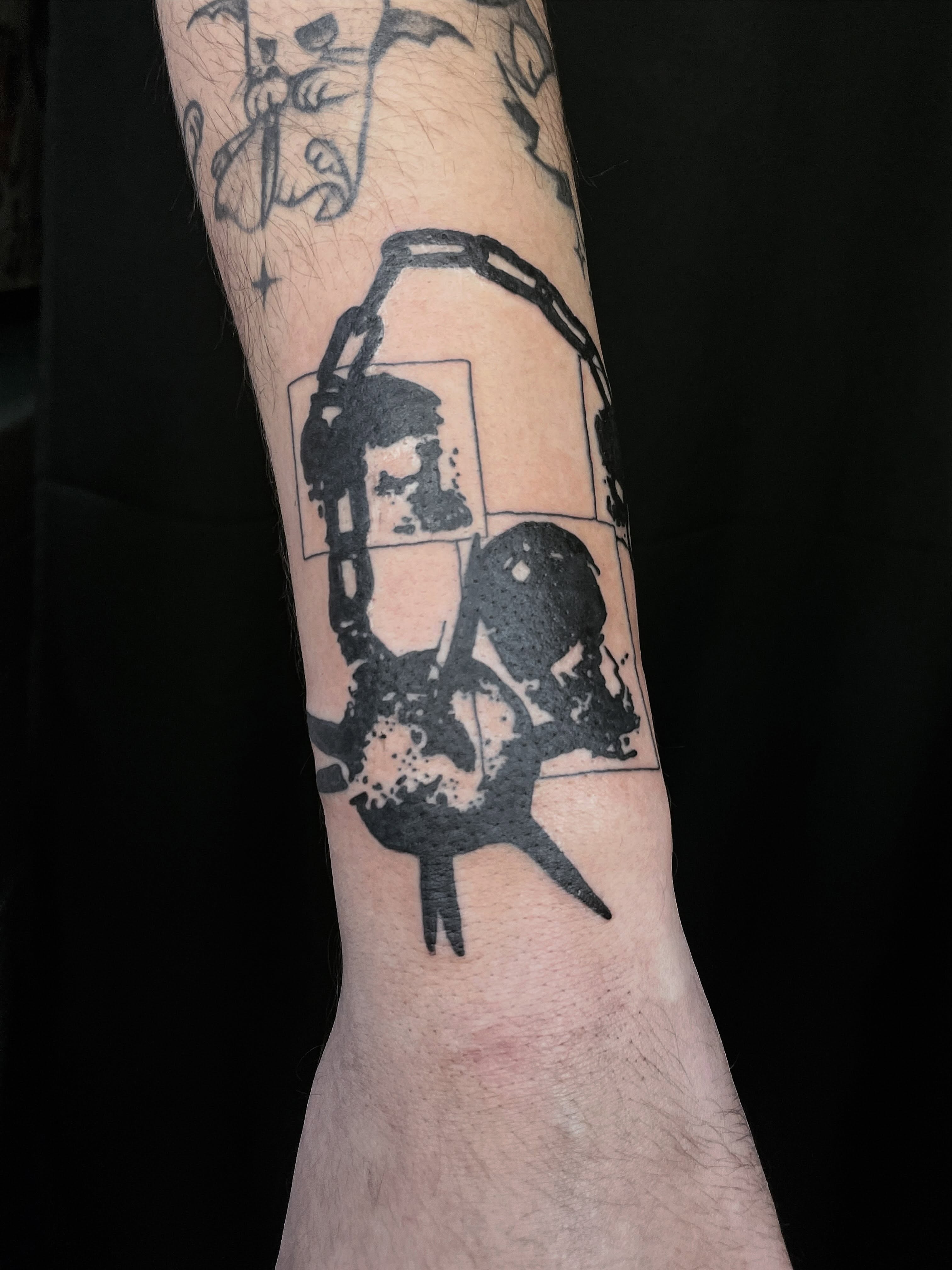 Tattoo by @cristytattoo — black_and_grey