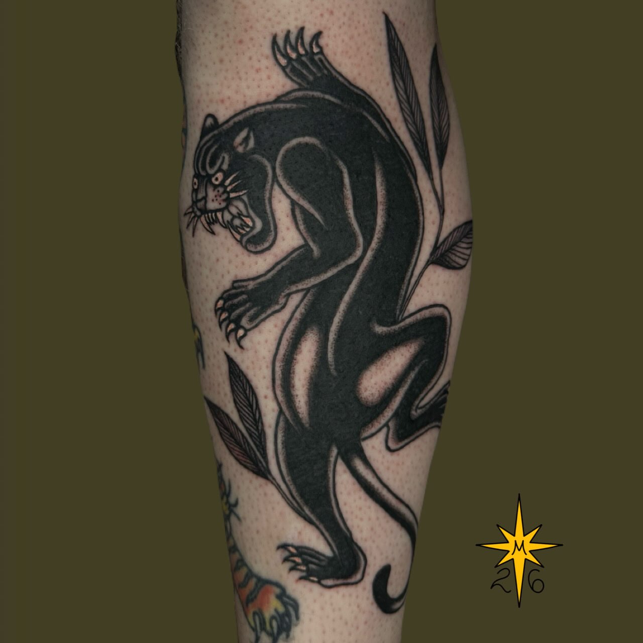 Tattoo by @maddstatts โ black_and_grey