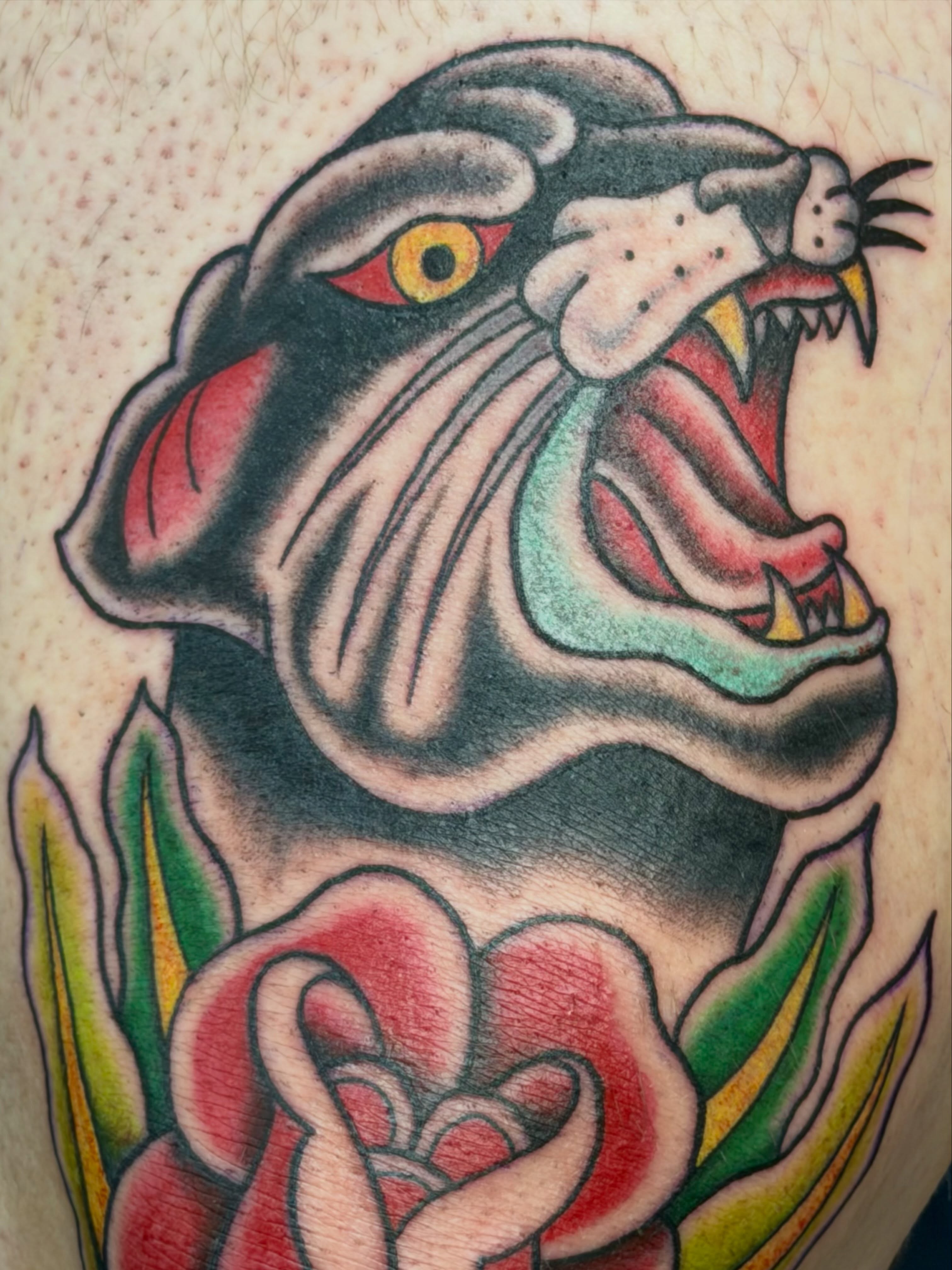 Tattoo by @chameleonart — american_traditional