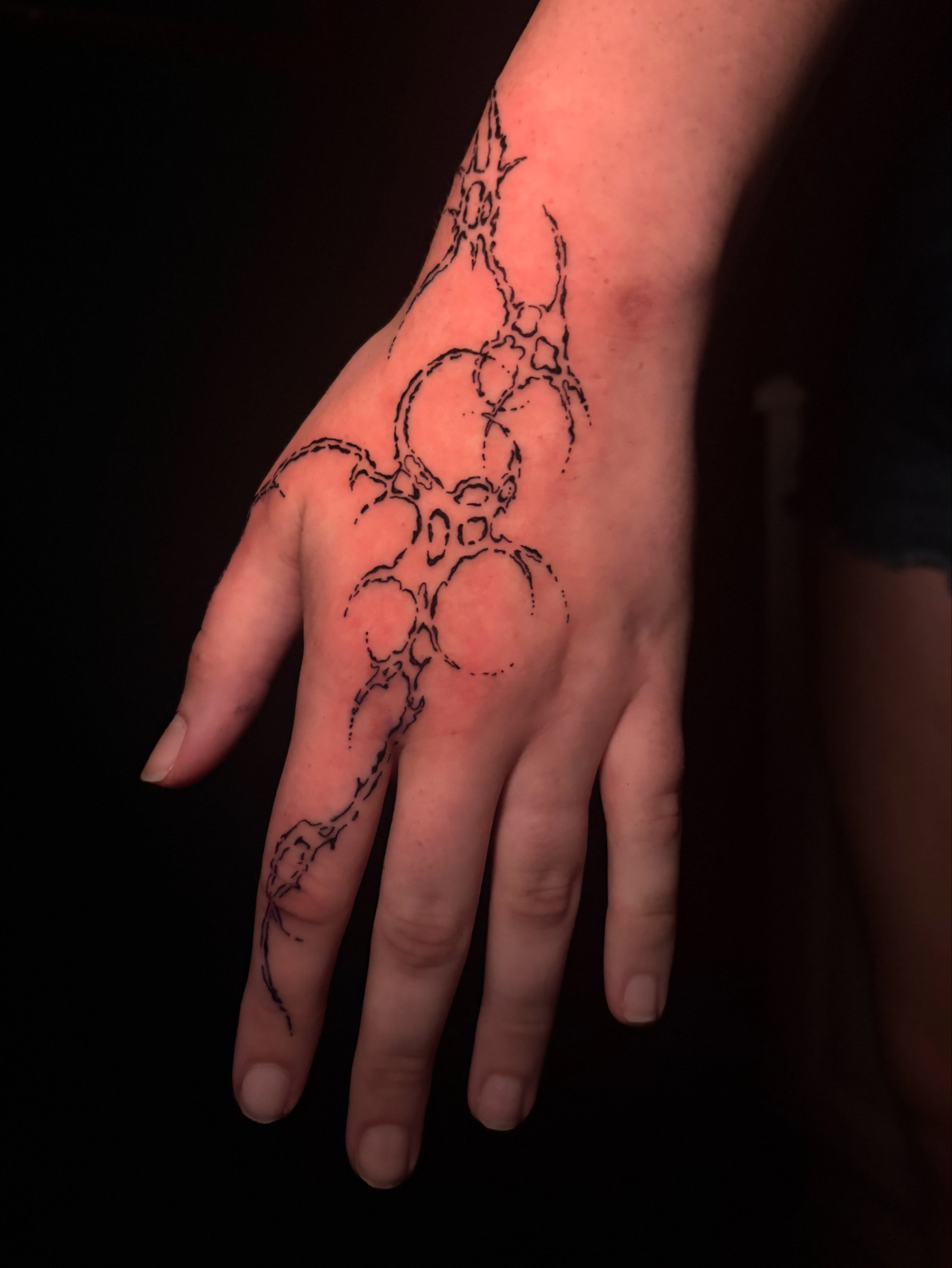 Tattoo by @fvcknart — geometric