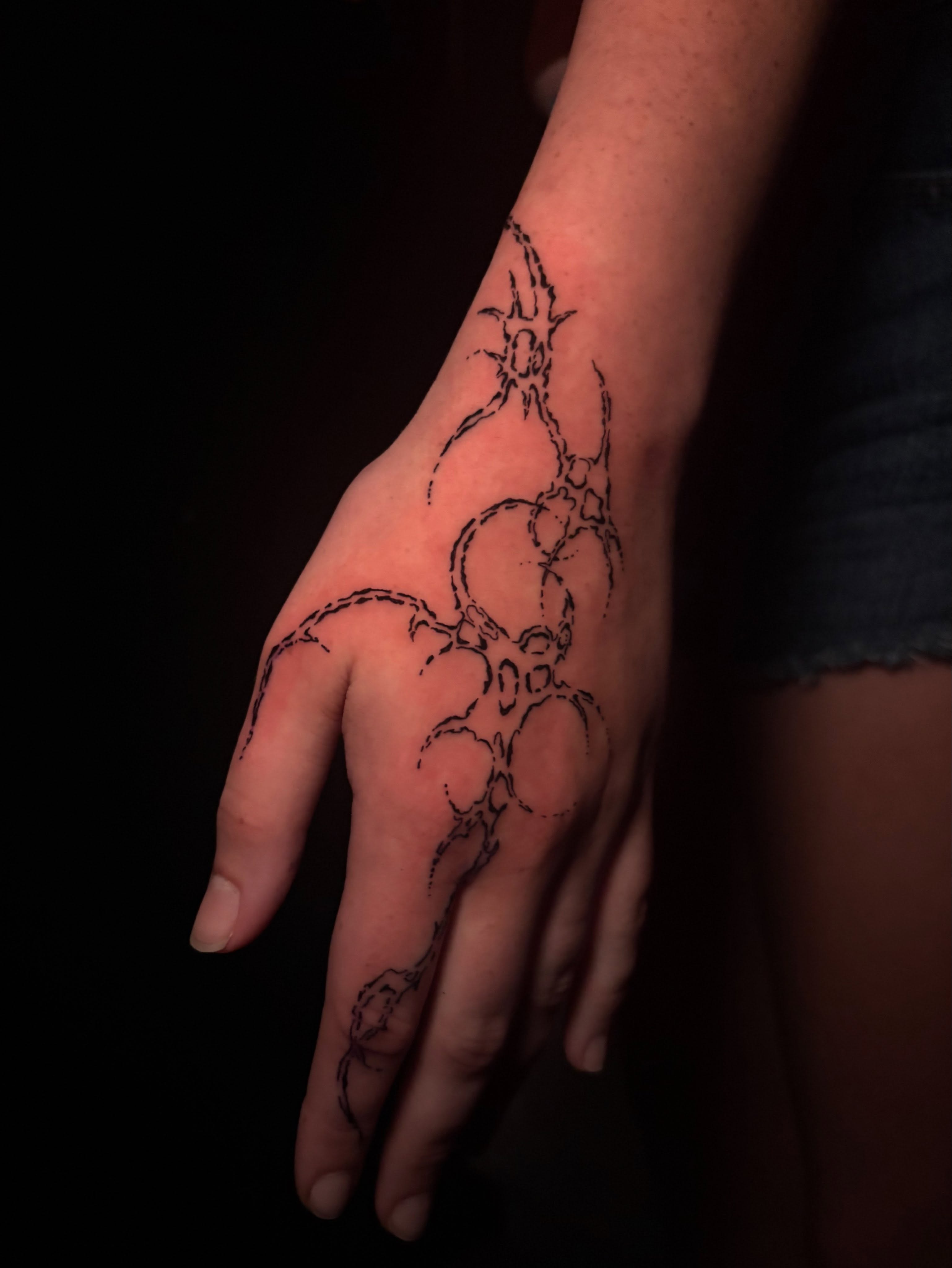 Tattoo by @fvcknart — geometric