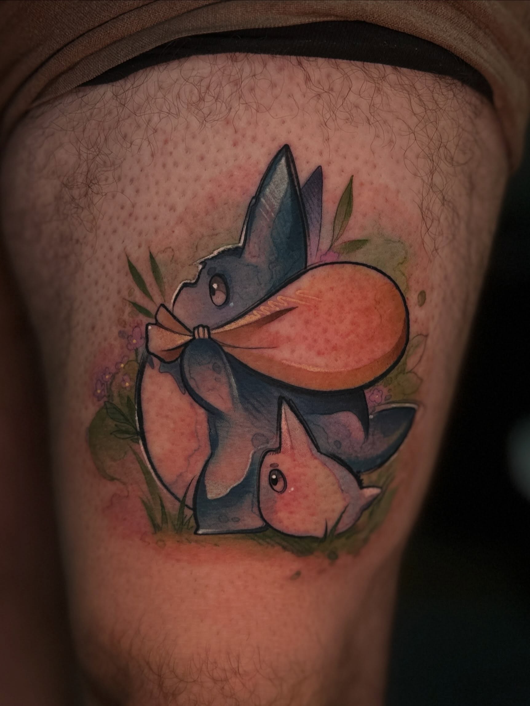 Tattoo by @mattisonfire — watercolor