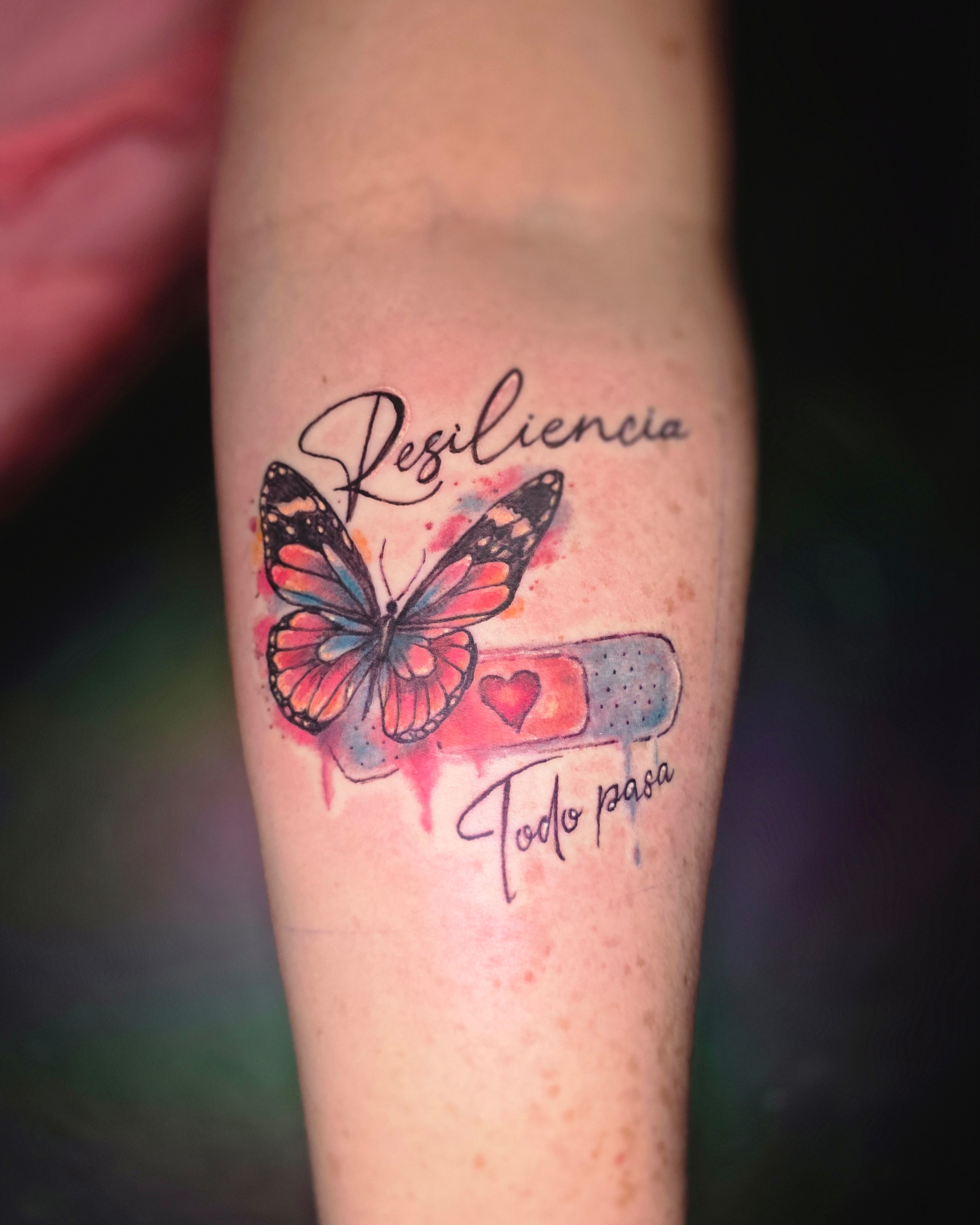 Tattoo by @veroinks — watercolor