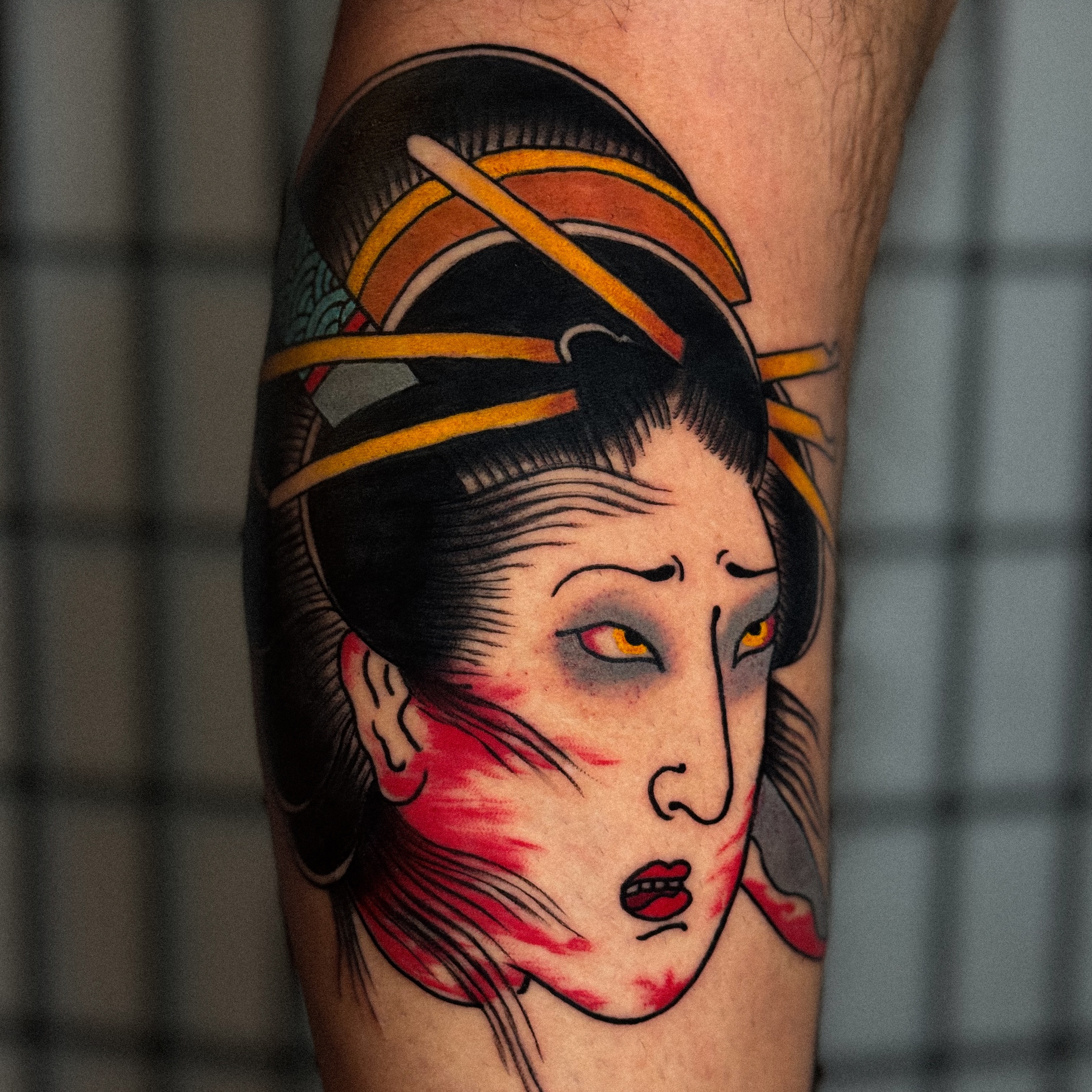 Geisha japanese irezumi tattoo on the forearm by Matthew - Tattoo Artist