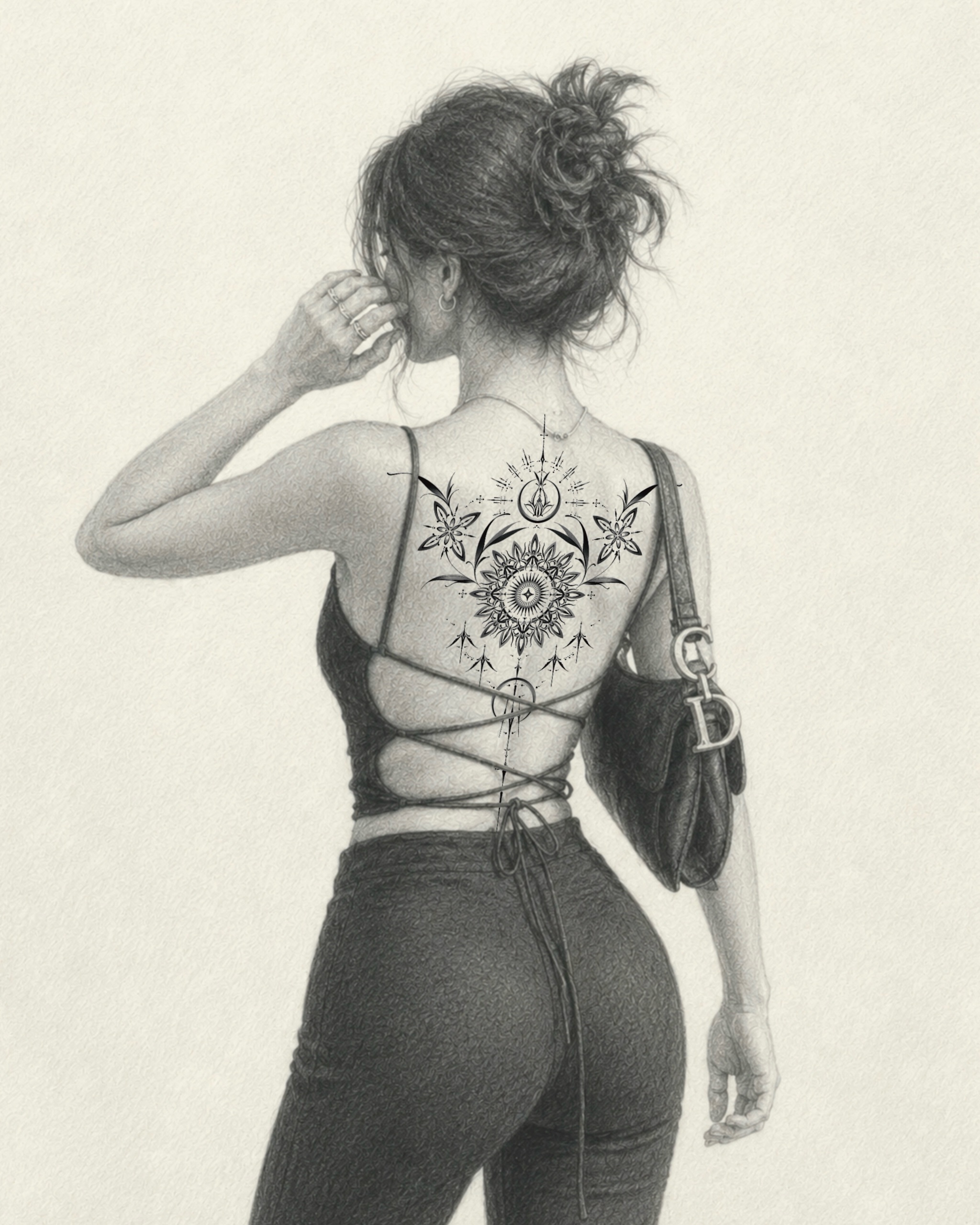Tattoo by @sil_ornament — black_and_grey, geometric