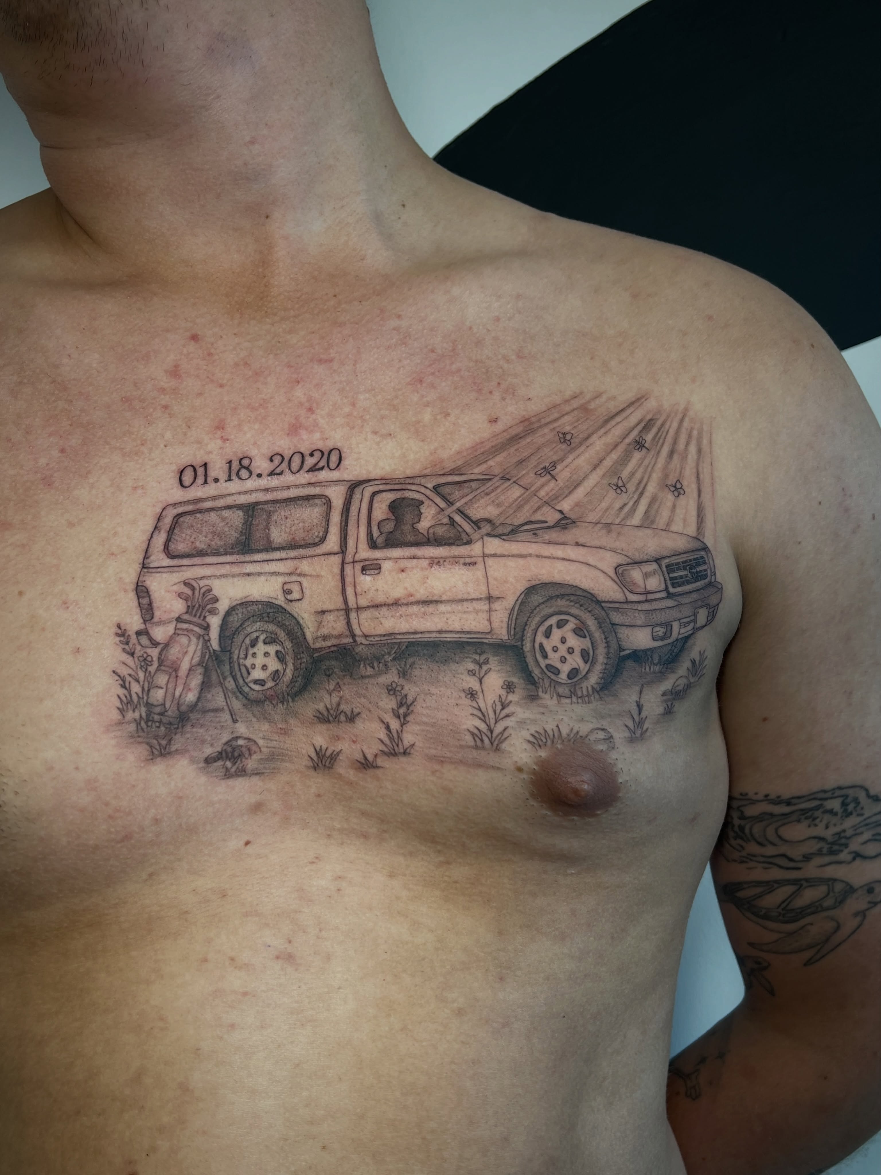 Tattoo by @bigbeautyjudi — black_and_grey