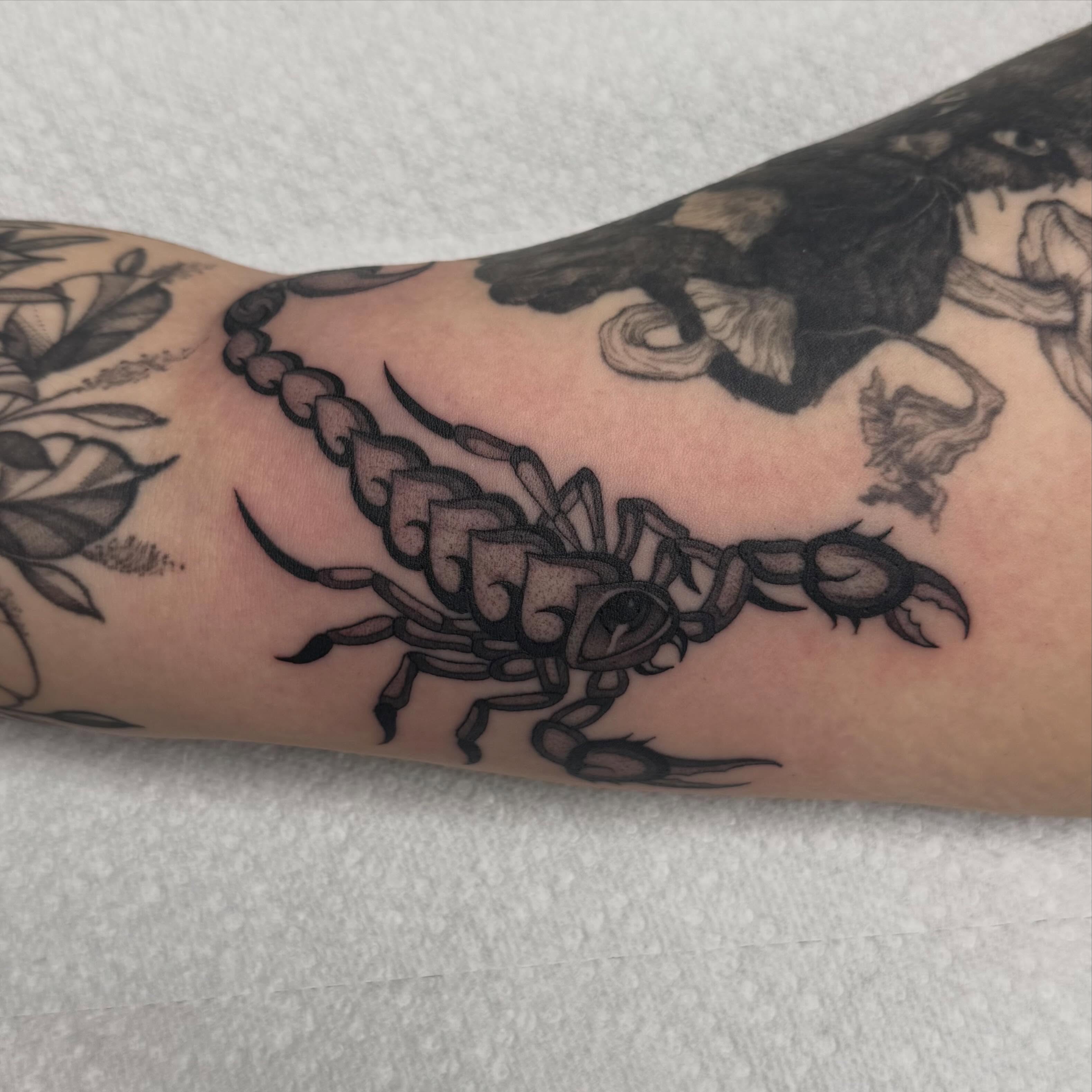 Tattoo by @tattedbycamryn โ black_and_grey