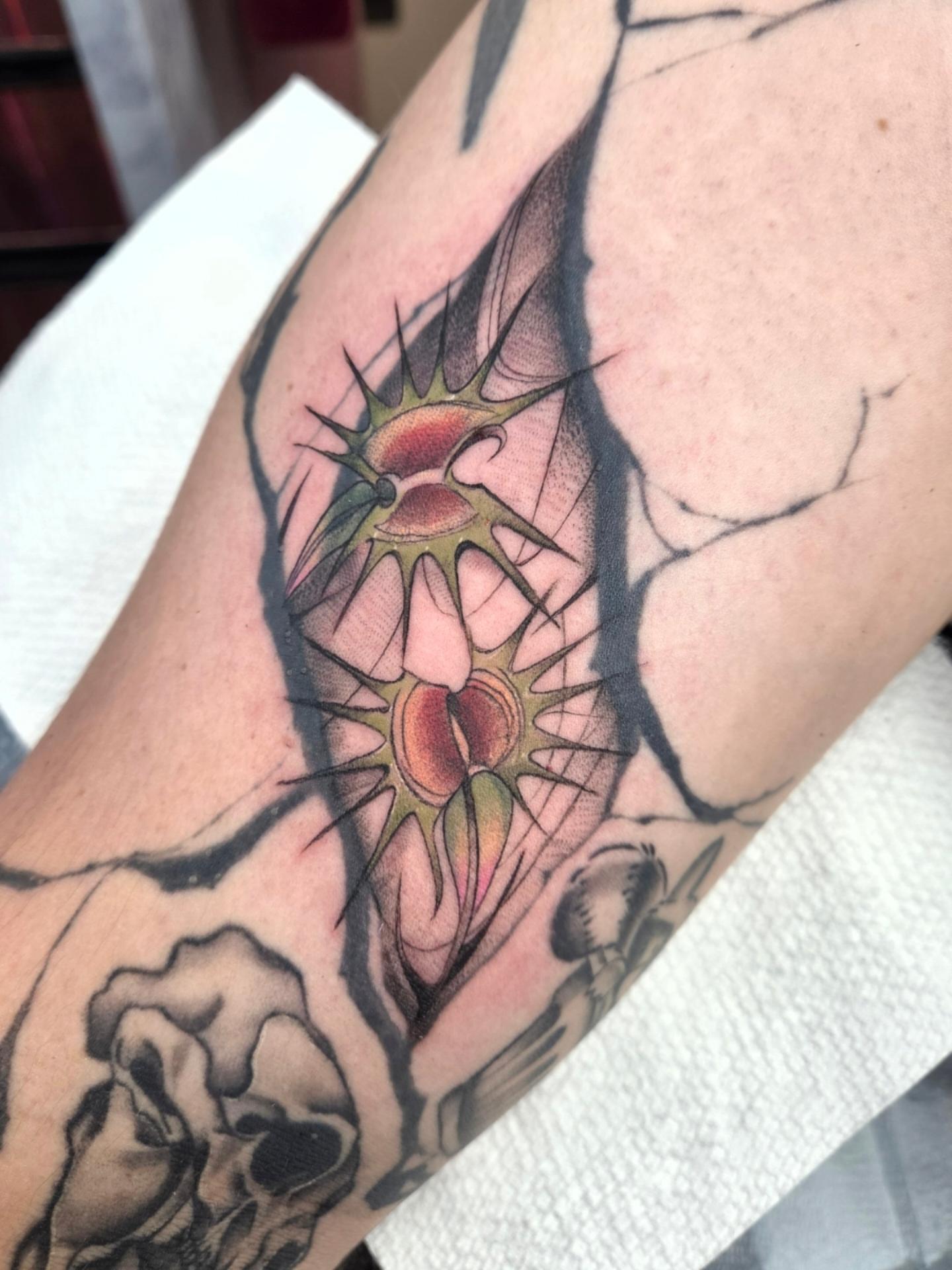 Tattoo by @bodyartbyrhiannah — neo_traditional, realism