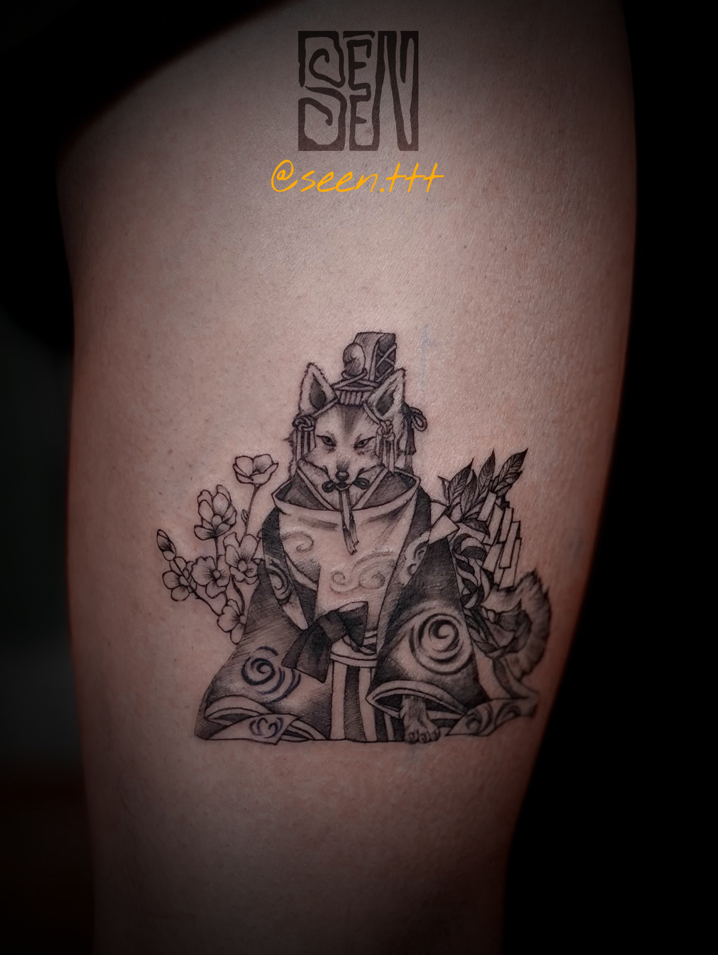 Tattoo by Sên tattoo, Toronto, Canada