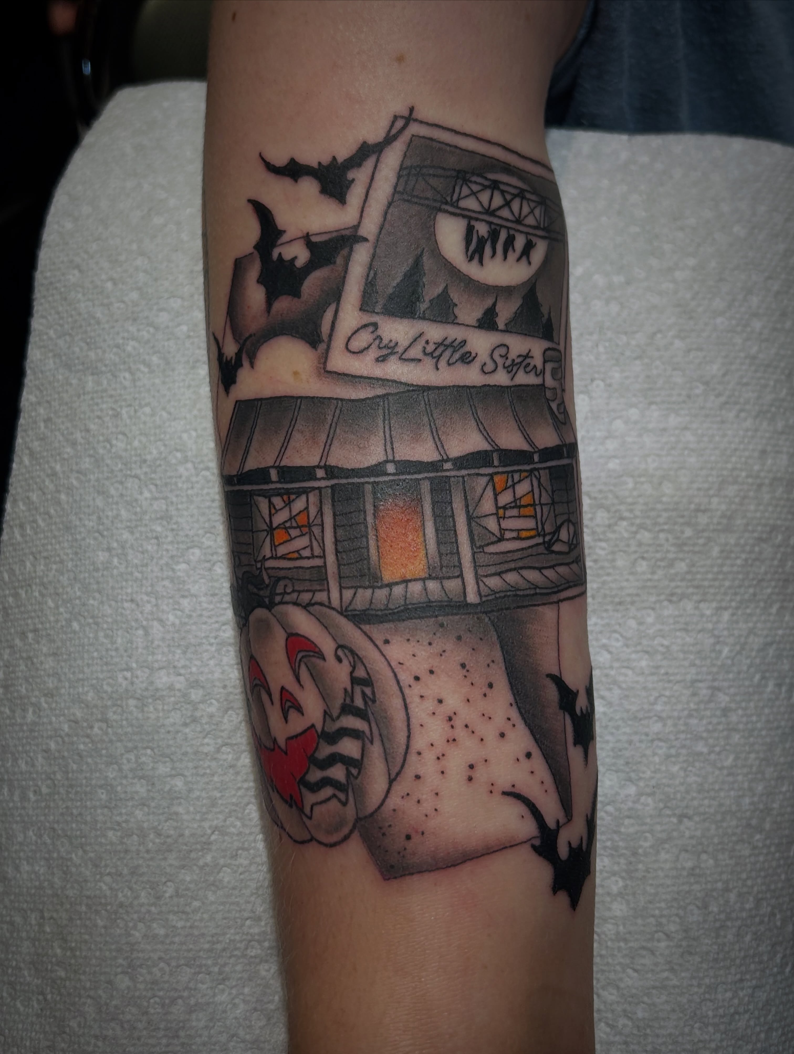 Tattoo by @fortwaynetattoofestival — american_traditional, dark_realism