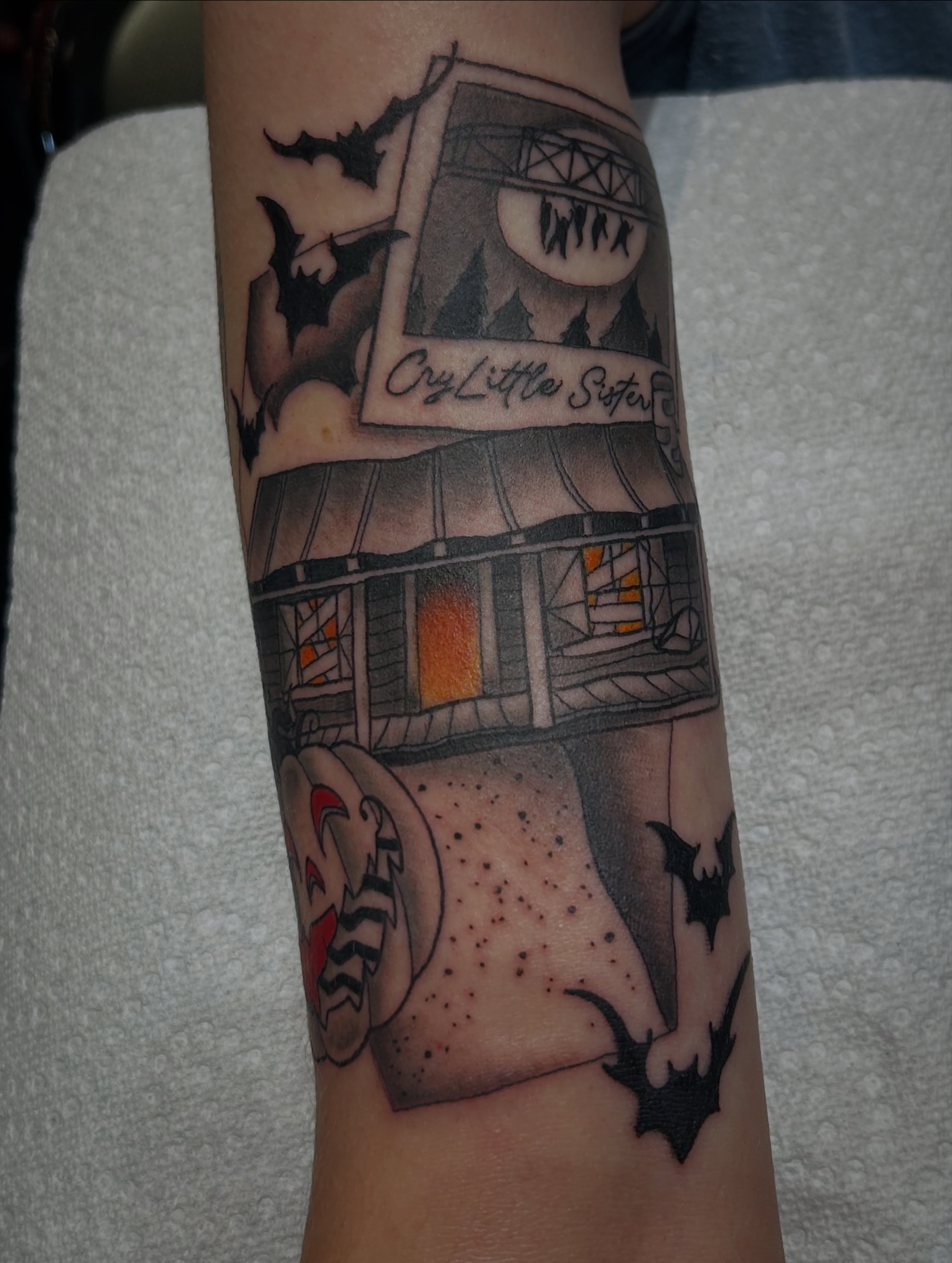 Tattoo by @fortwaynetattoofestival — american_traditional, dark_realism
