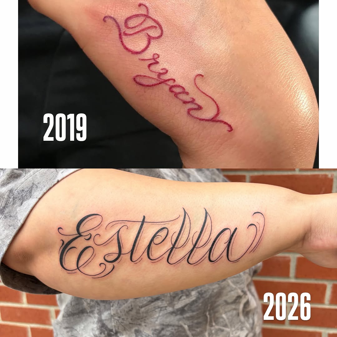 Tattoo by @inkbyhb — lettering_script