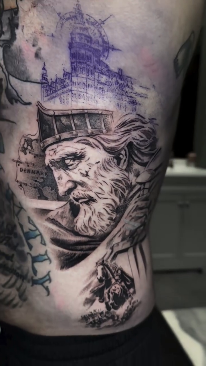Tattoo by @beholds_ — realism, black_and_grey