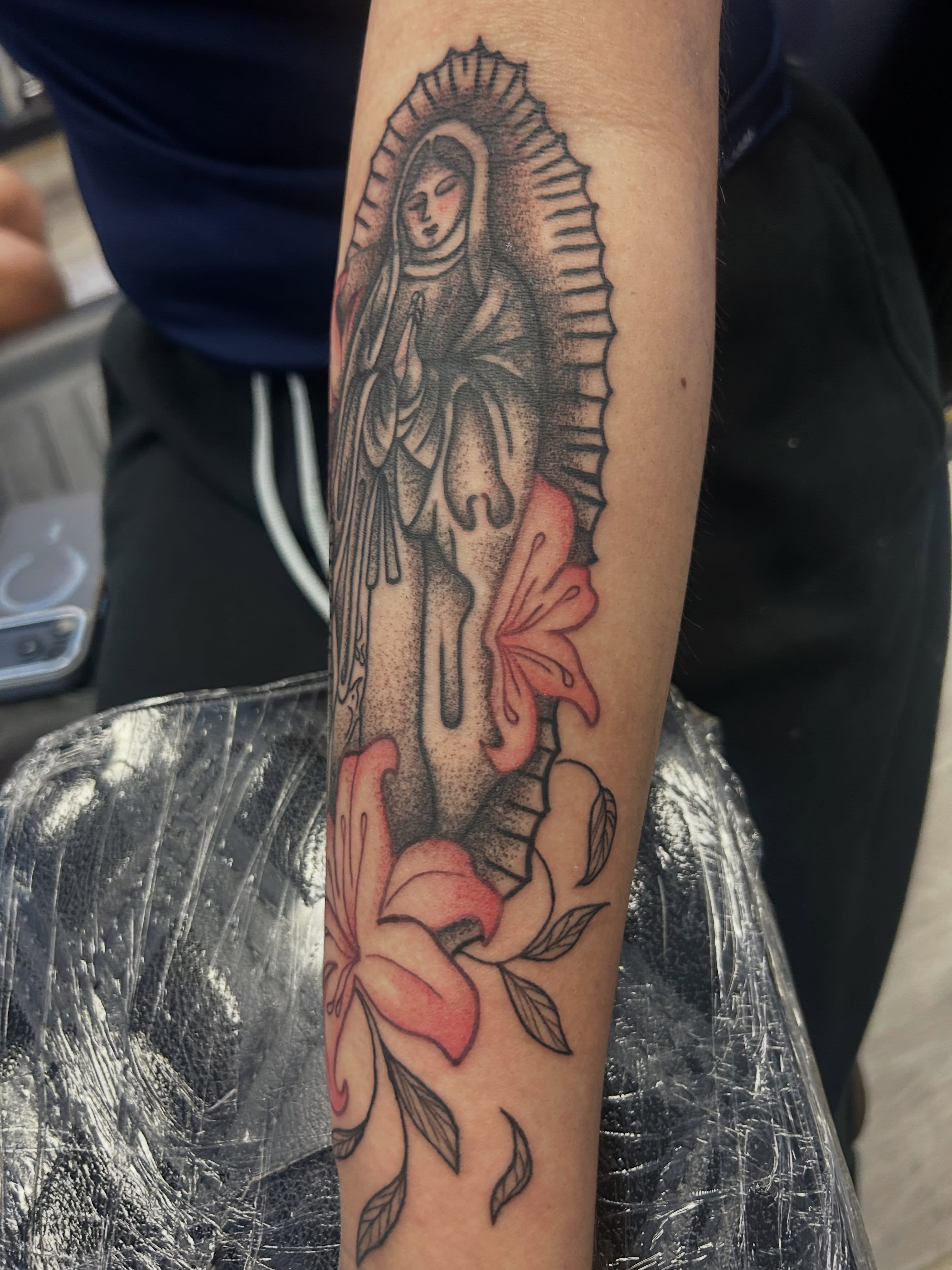 Tattoo by @enemytattoo — dotwork