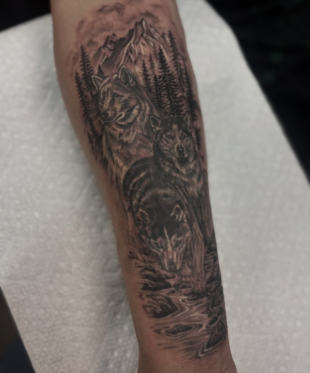 Tattoo by @genevieveink — realism, black_and_grey