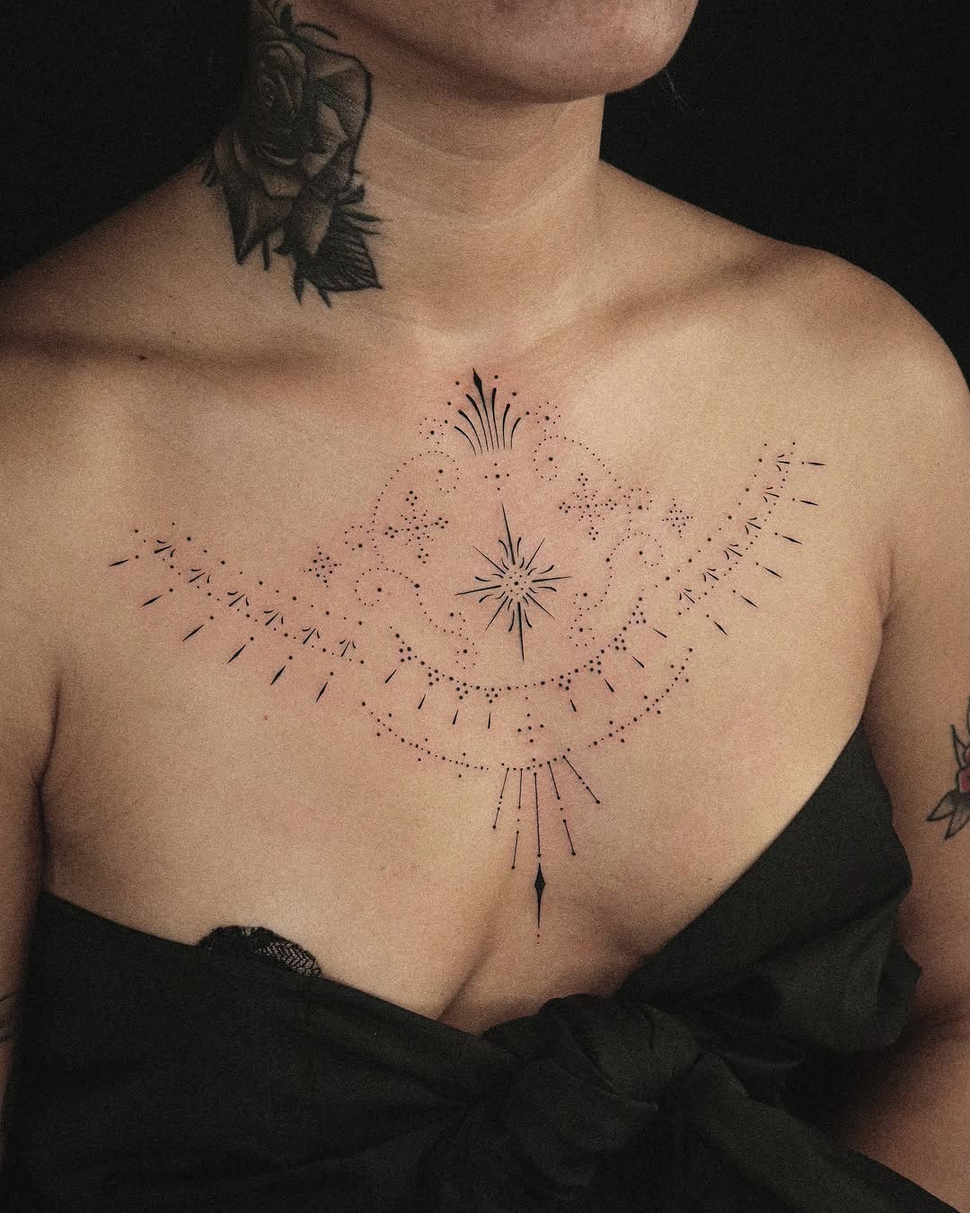 Tattoo by @orma_tattoo — dotwork, geometric