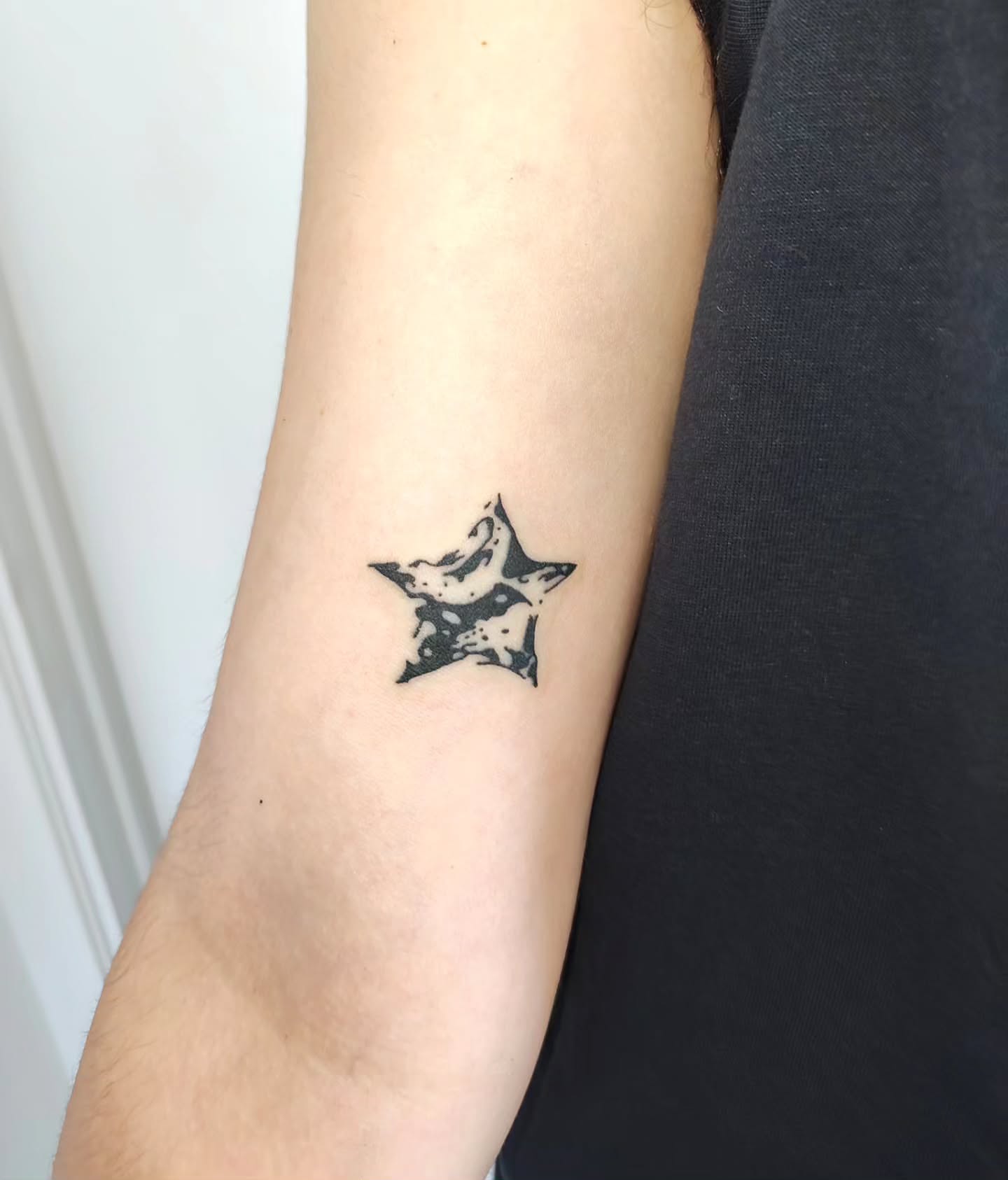 Tattoo by @kittra_ttt — dotwork