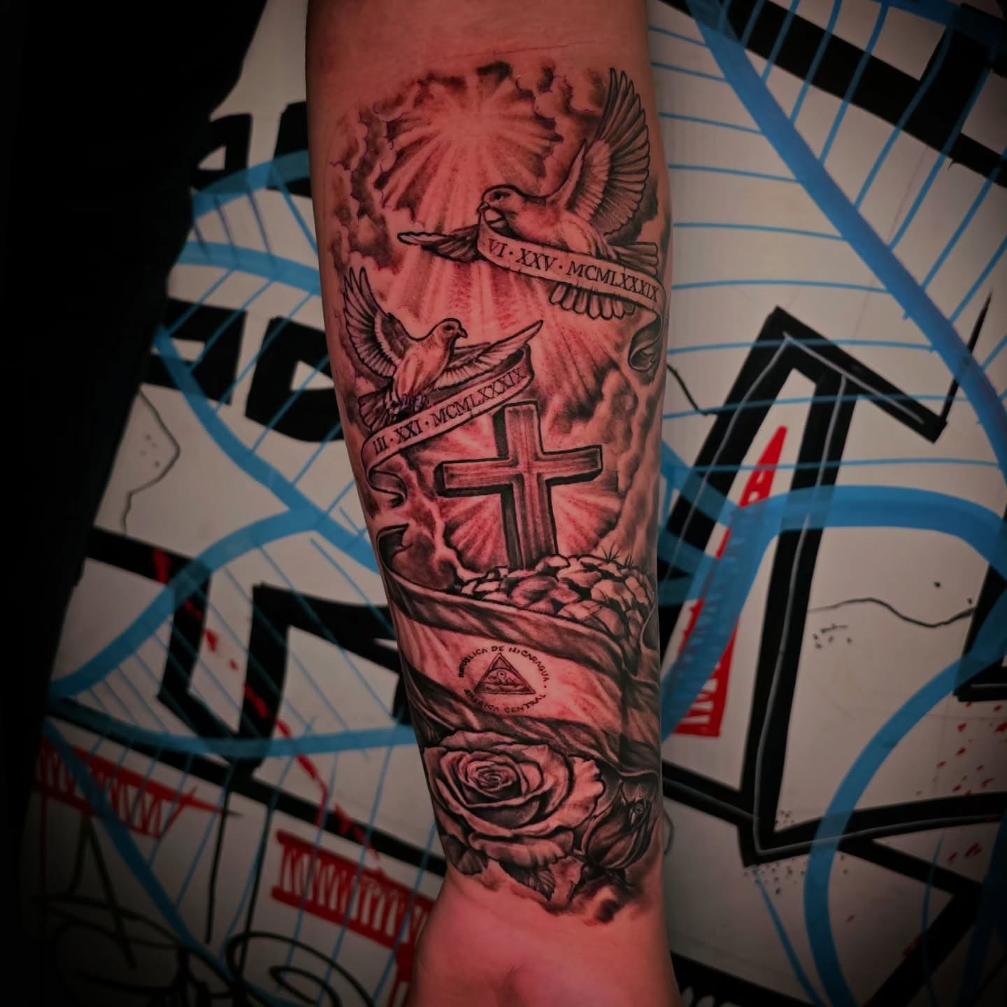 Tattoo by @wizard_tattooer — black_and_grey, realism